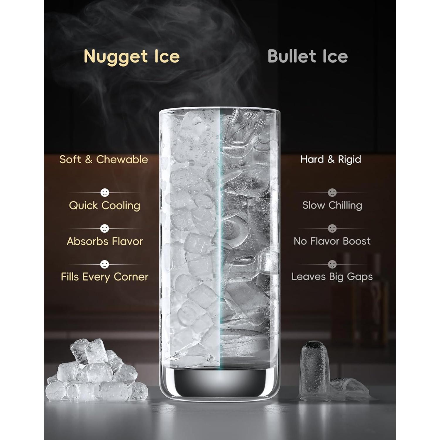 Fabricador de Hielo Nugget Ecozy IM-NS331A 40kg/24h Gris