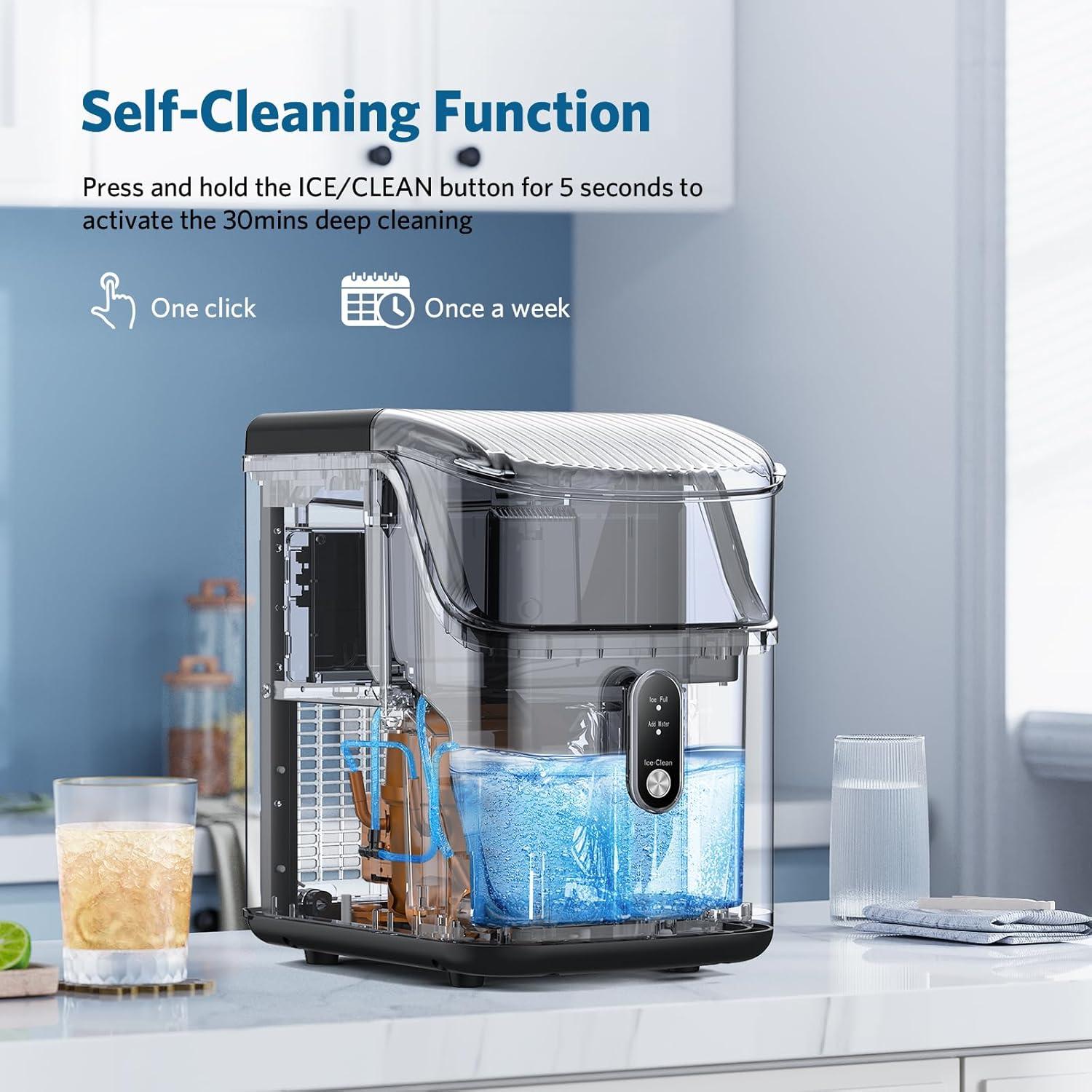 Máquina de Hielo en Nuggets COWSAR 15.88 kg/24H Acero Inoxidable