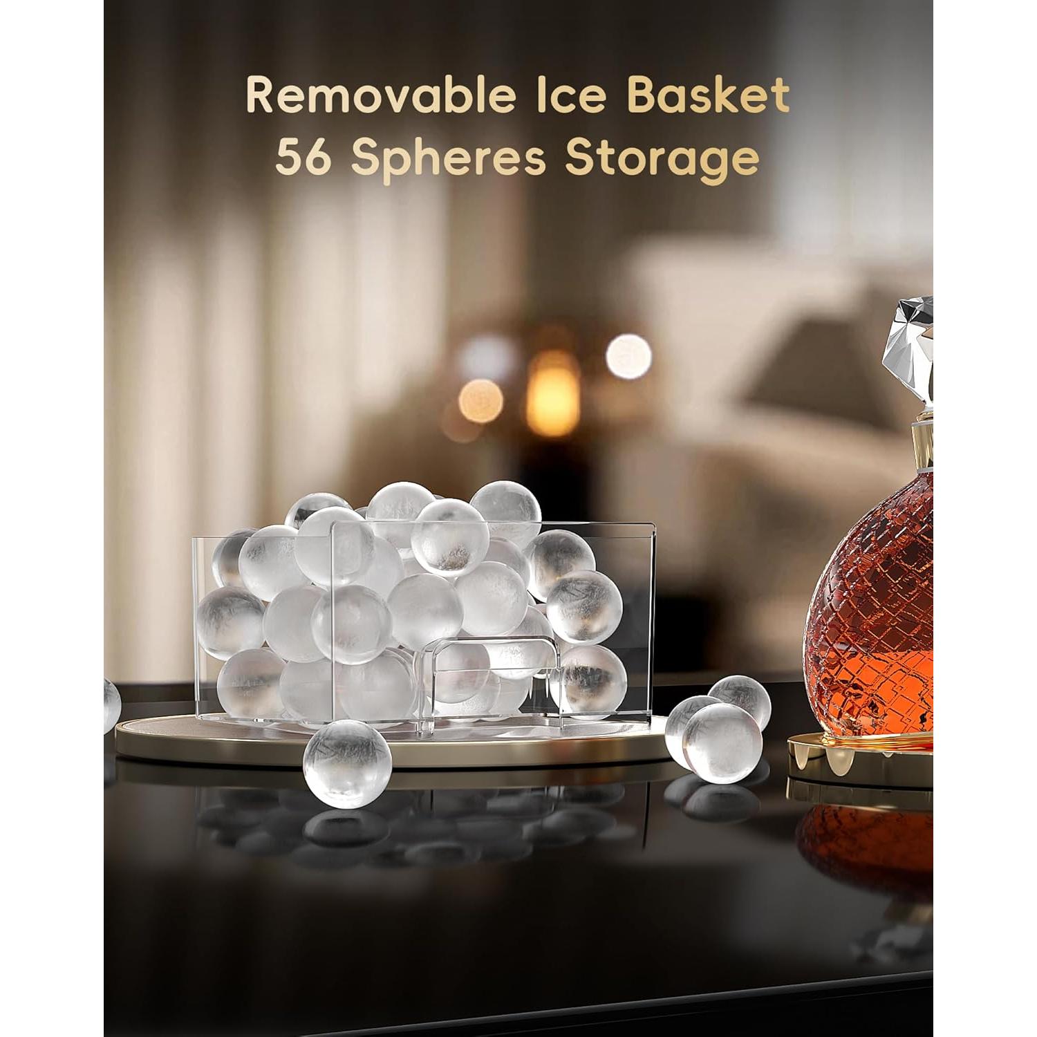 Fabricante de Hielo Esférico ecozy IM-BM401A 9.98 kg Negro Mate