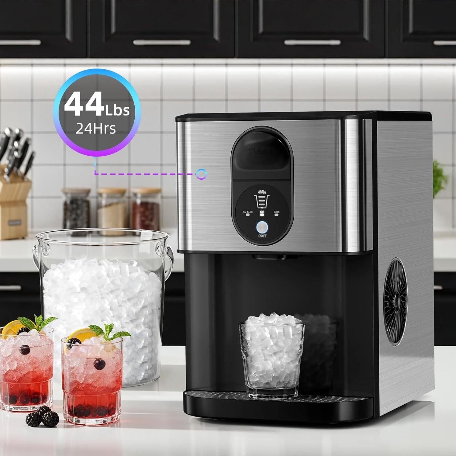 Fabricador de Hielo Nugget Antarctic Star 19.96 kg/24H Acero Inoxidable