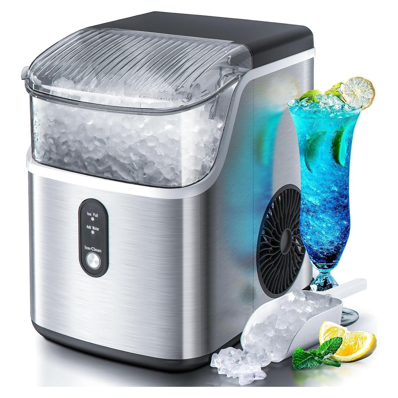 Fabricador de Hielo Nugget Antarctic Star 15.42Kg/24H Plata