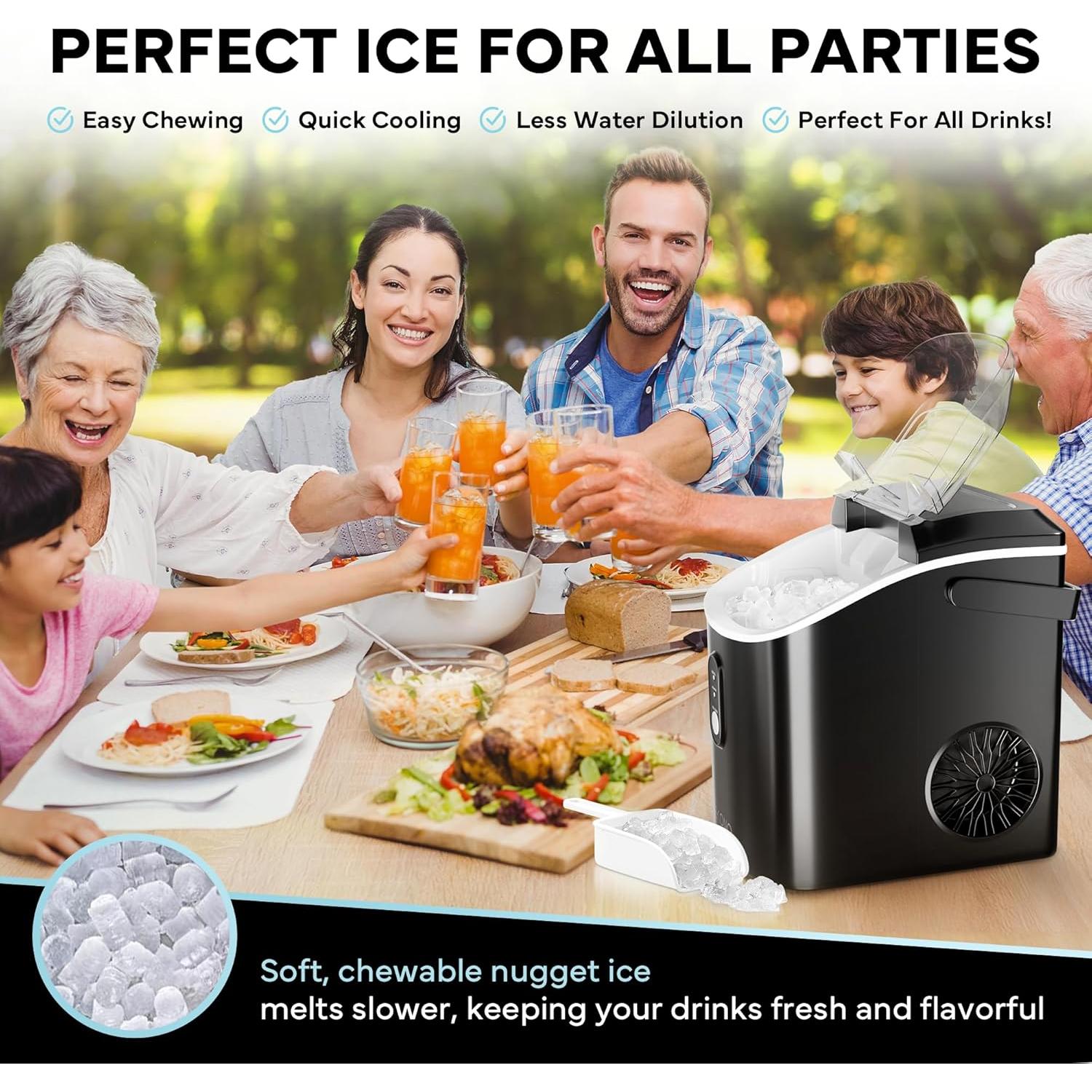 Máquina de Hielo Nugget Sonic Ekono - 15.42 kg/día - Compacta