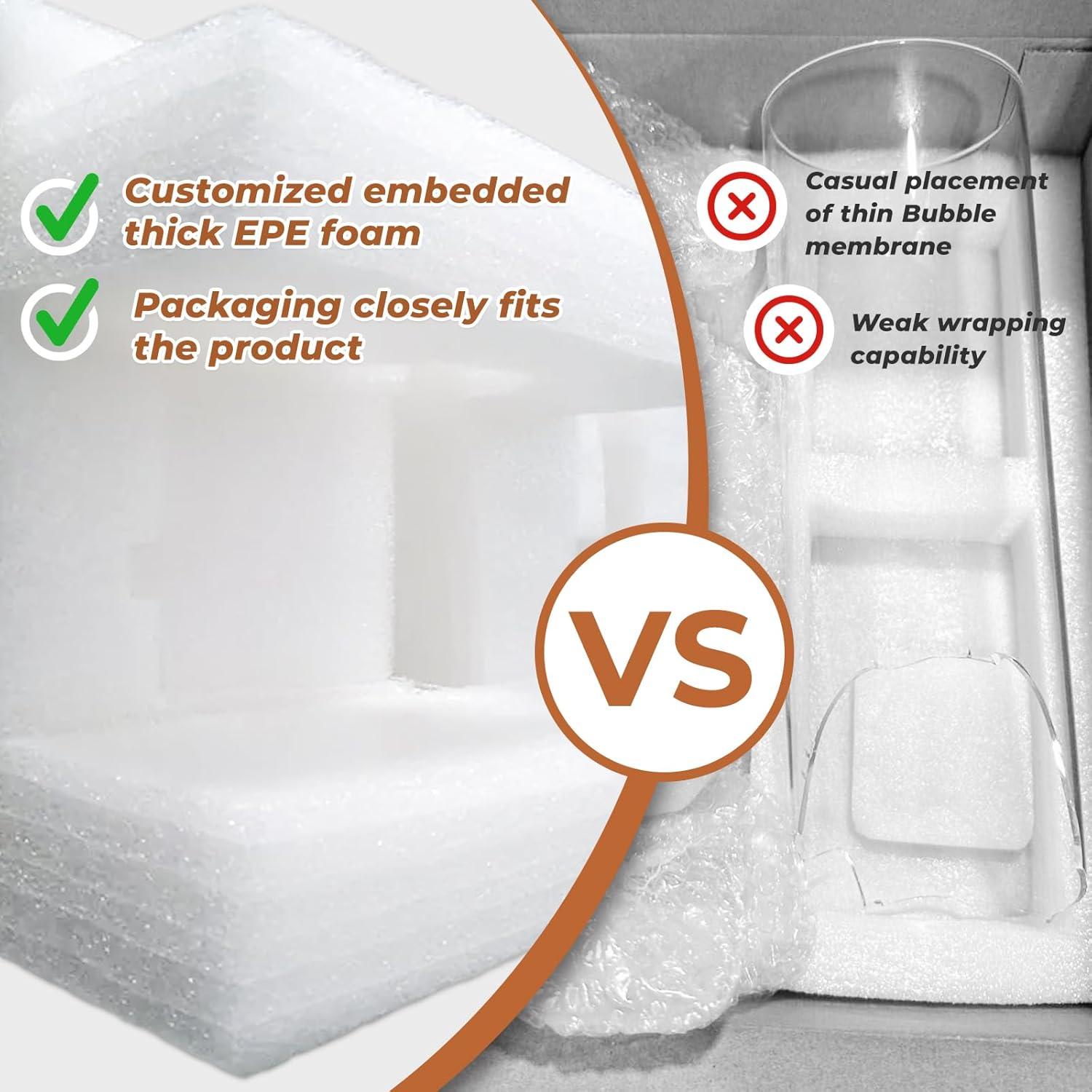 Paquete de 3 tarros de vidrio Adodeen 720ml herméticos