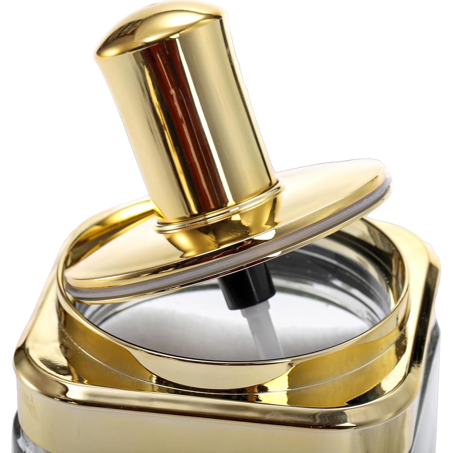 Juego de 2 tarros de condimentos Mezchi dorados 340 ml