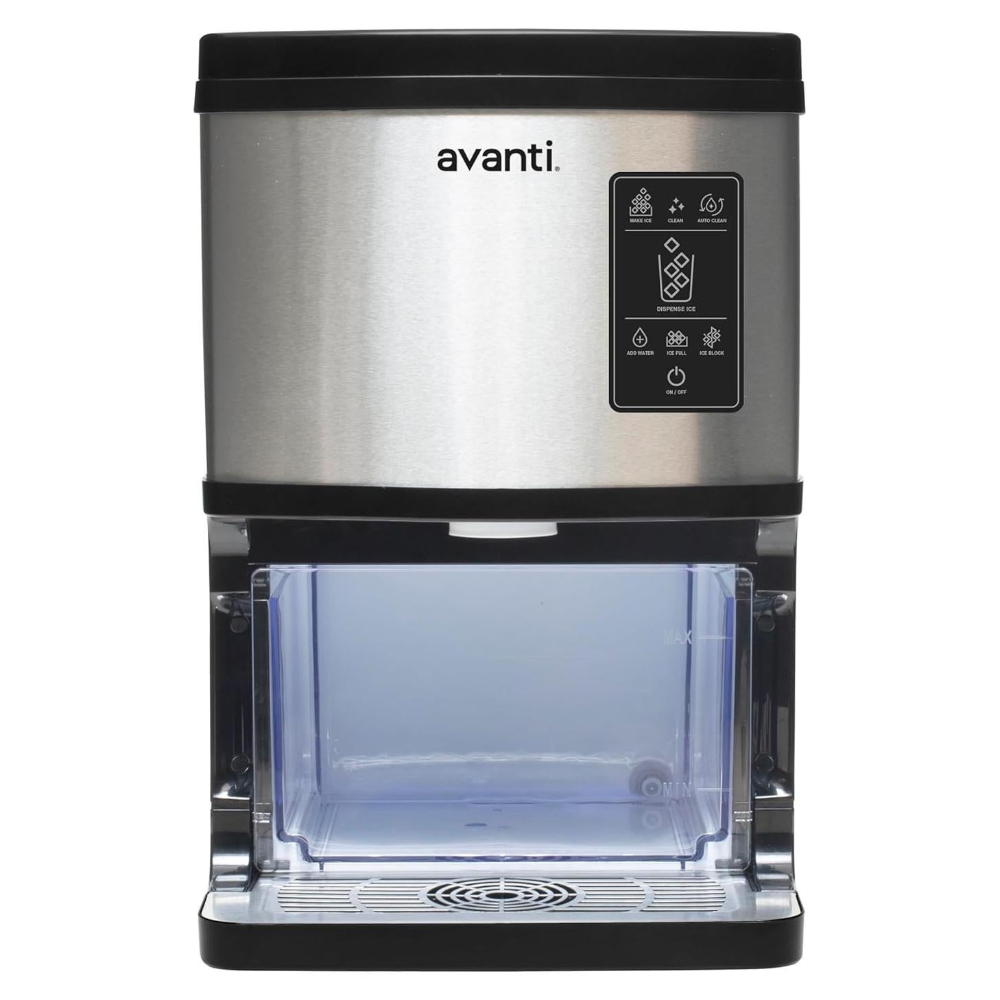 Fabricador de Hielo en Nugget Avanti Digital 15 kg Acero Inoxidable