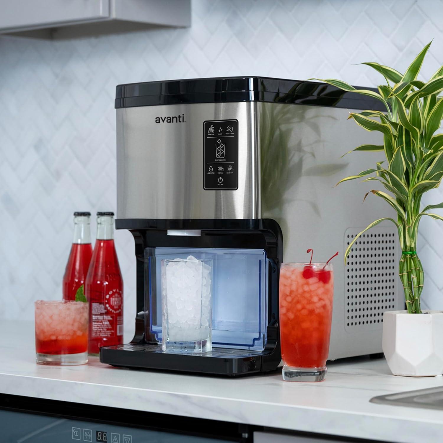 Fabricador de Hielo en Nugget Avanti Digital 15 kg Acero Inoxidable