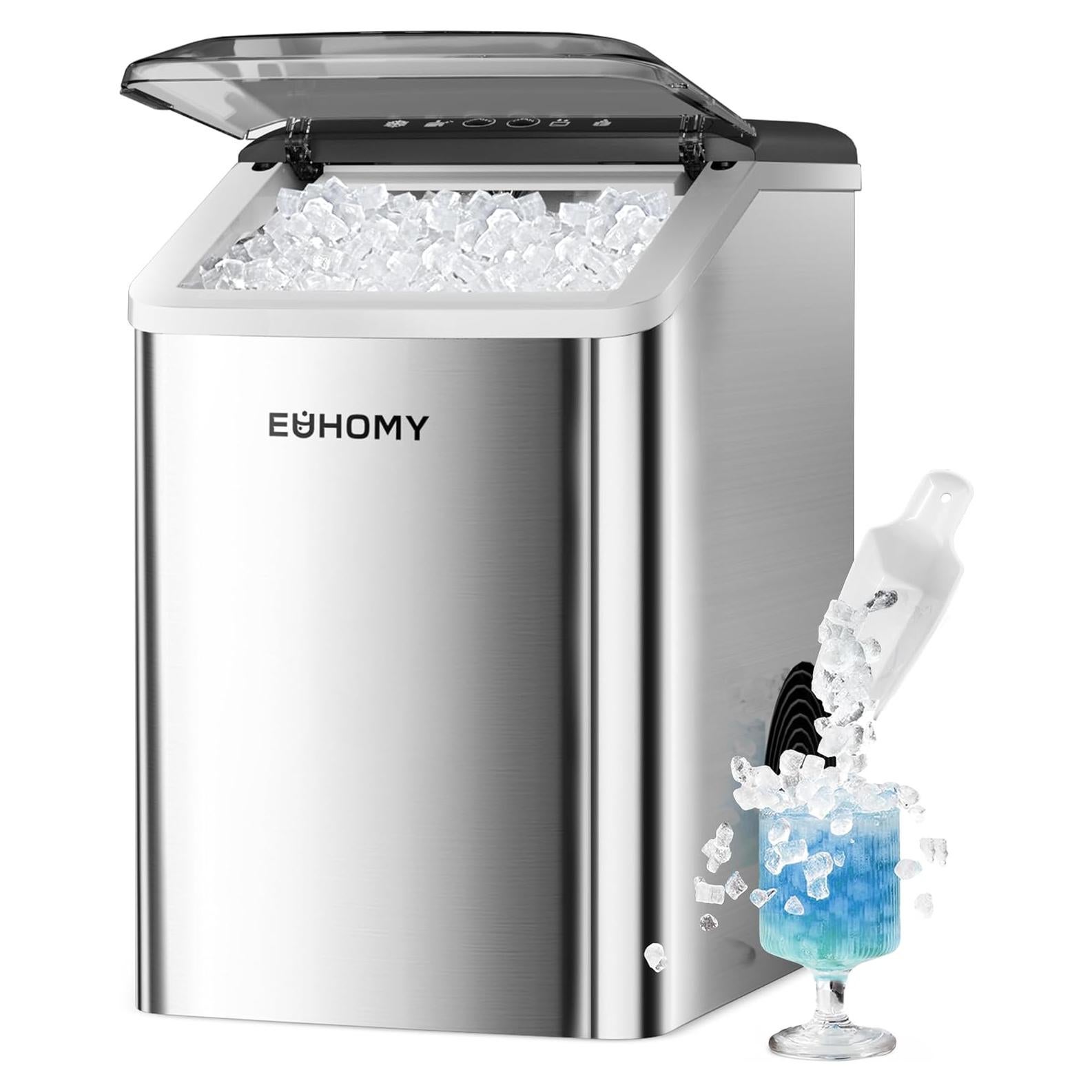 Fabricante de Hielo en Nuggets EUHOMY IM026-N 18.14kg/día