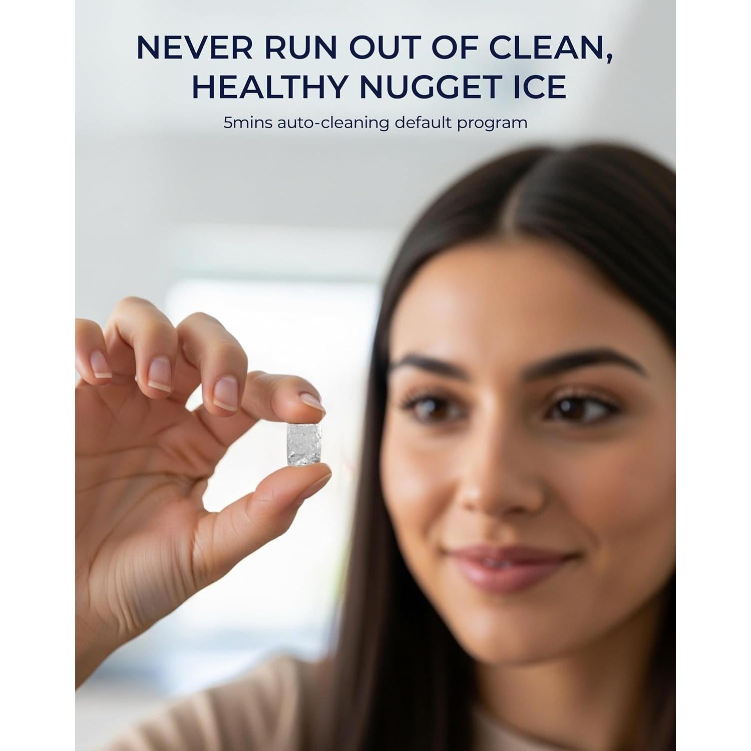 Fabricante de Hielo en Nuggets EUHOMY IM026-N 18.14kg/día