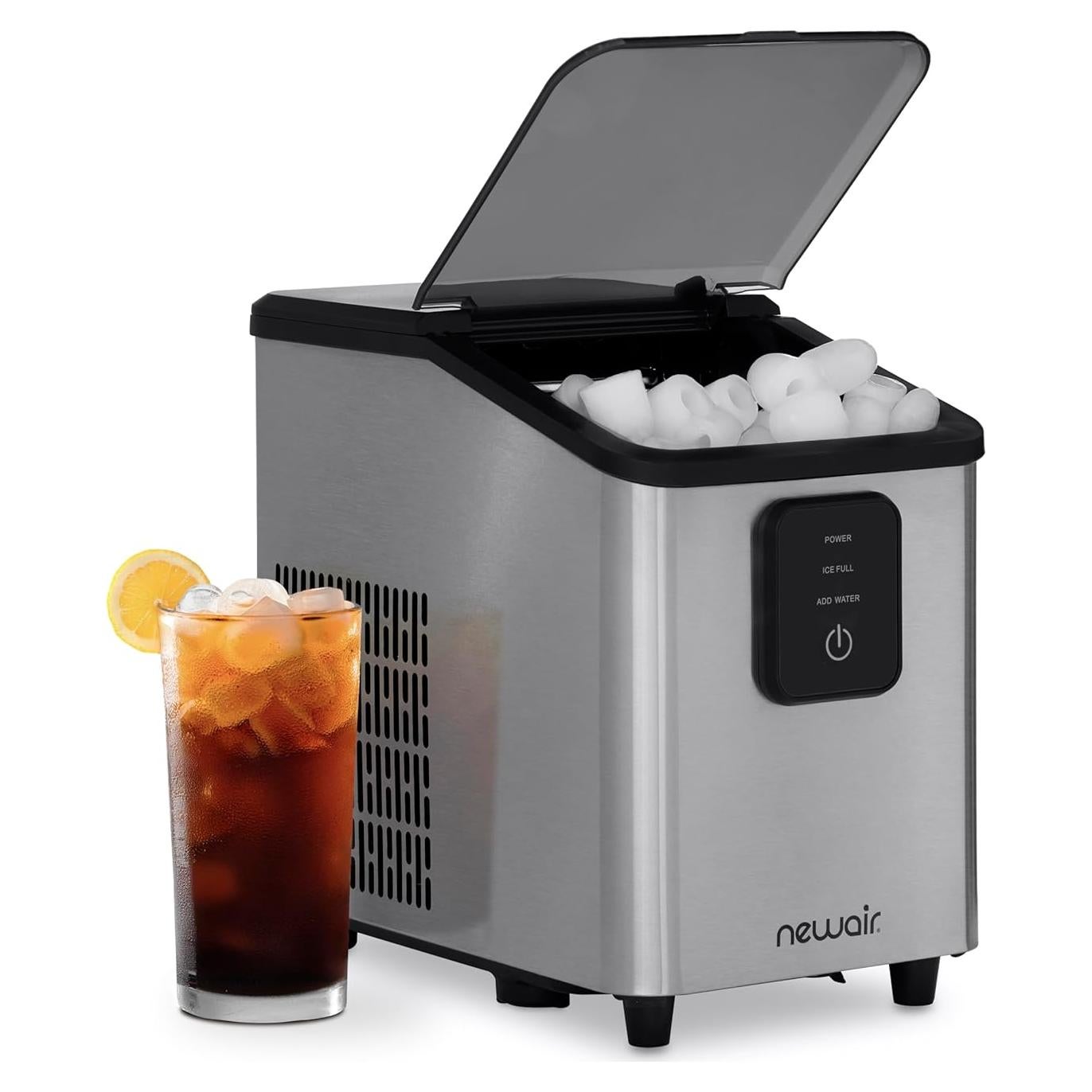 Fabricador de Hielo Newair AI-110SS 11.8 kg/día Acero Inoxidable