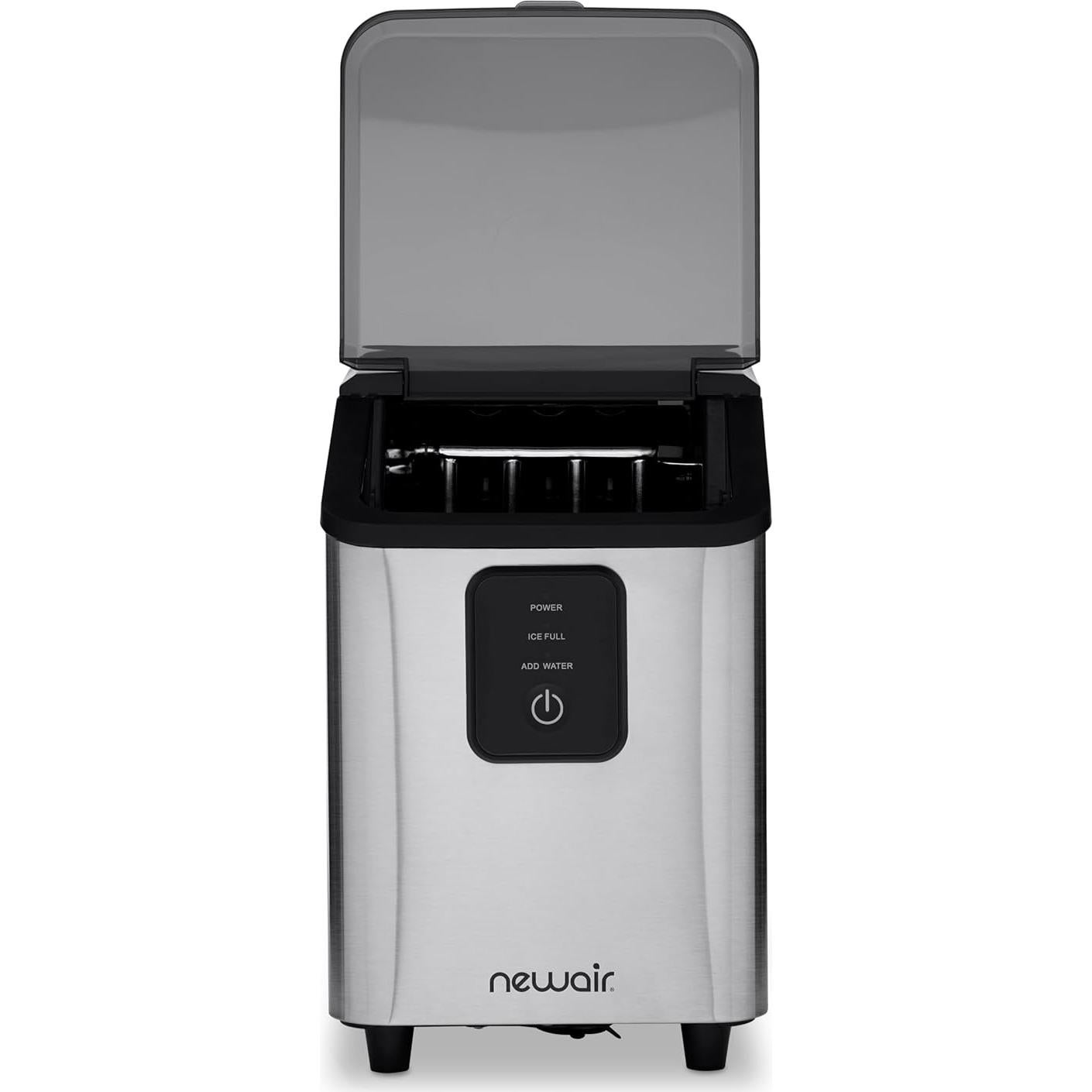 Fabricador de Hielo Newair AI-110SS 11.8 kg/día Acero Inoxidable