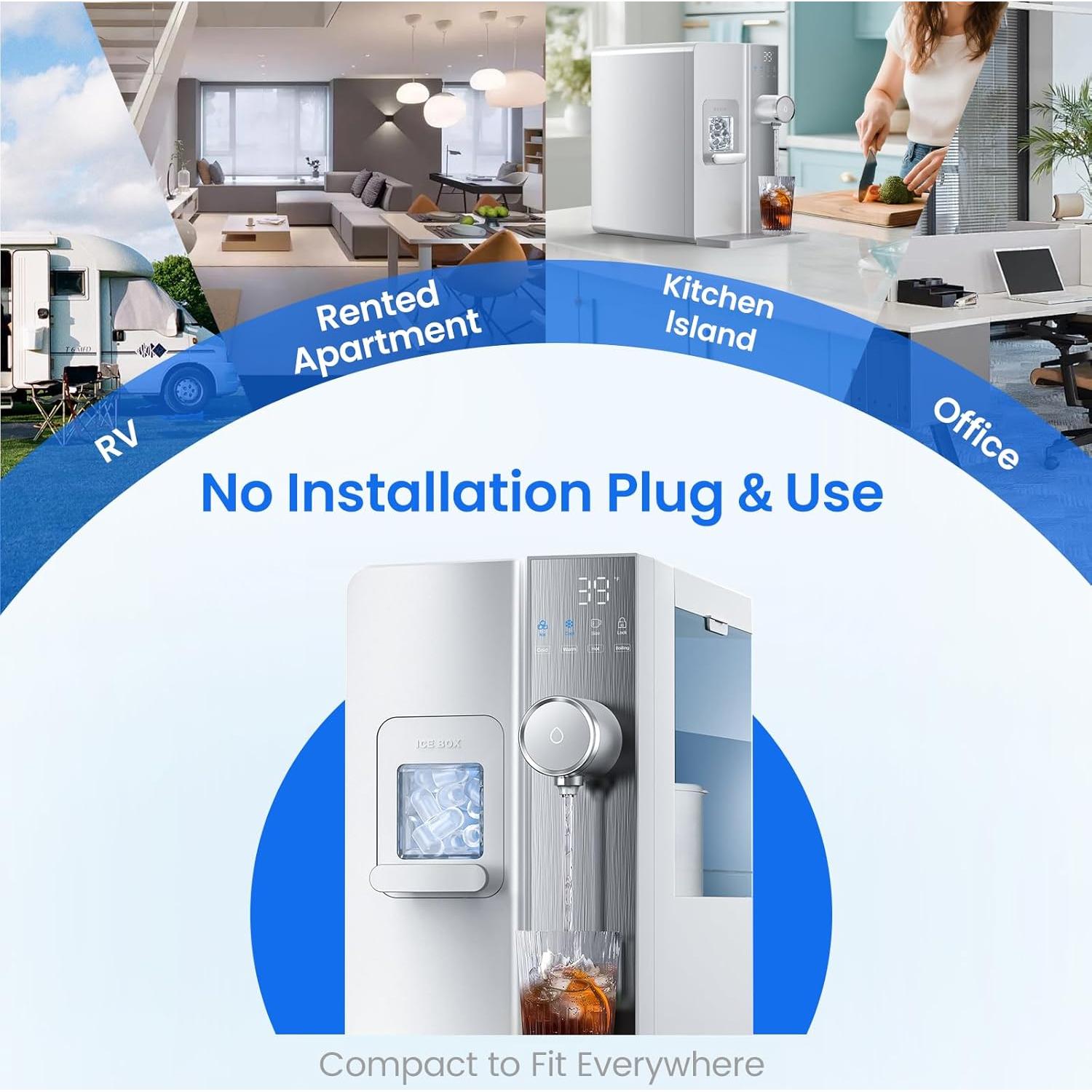 Dispensador de Agua Caliente y Fría NEESMOCO 3L 1500W