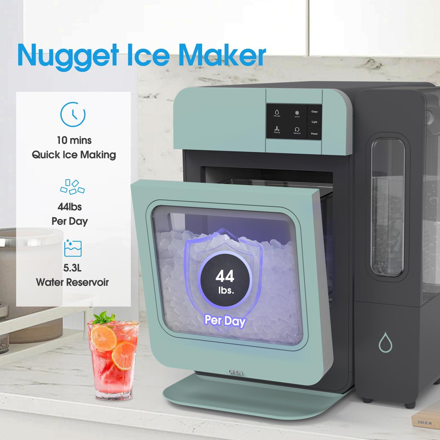 Máquina de Hielo Nugget VECYS IC1501 Portátil 20 kg Verde