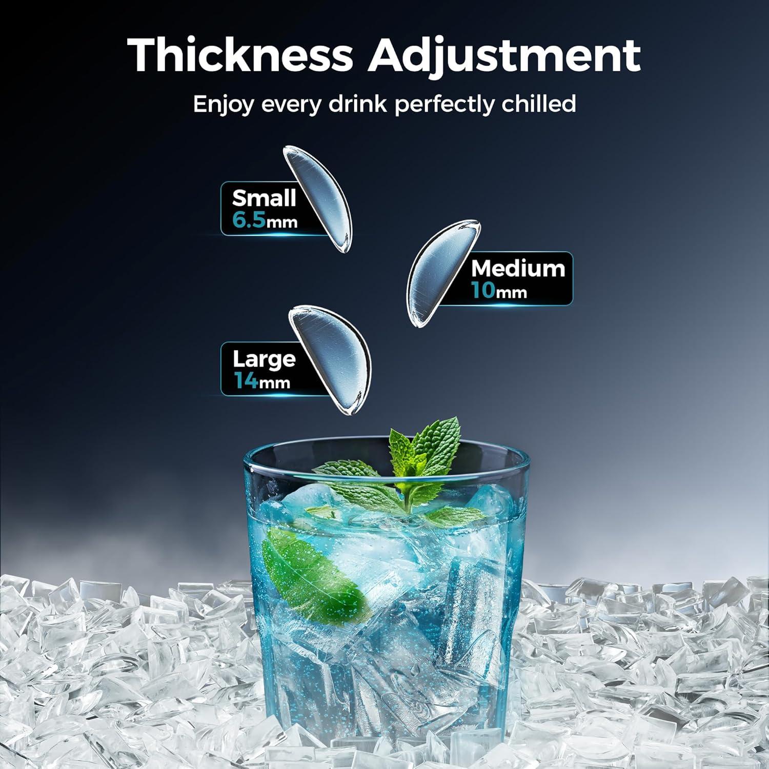 Máquina de Hielo EUHOMY IM022-LBS-HZM-10M 12.7Kg/24H