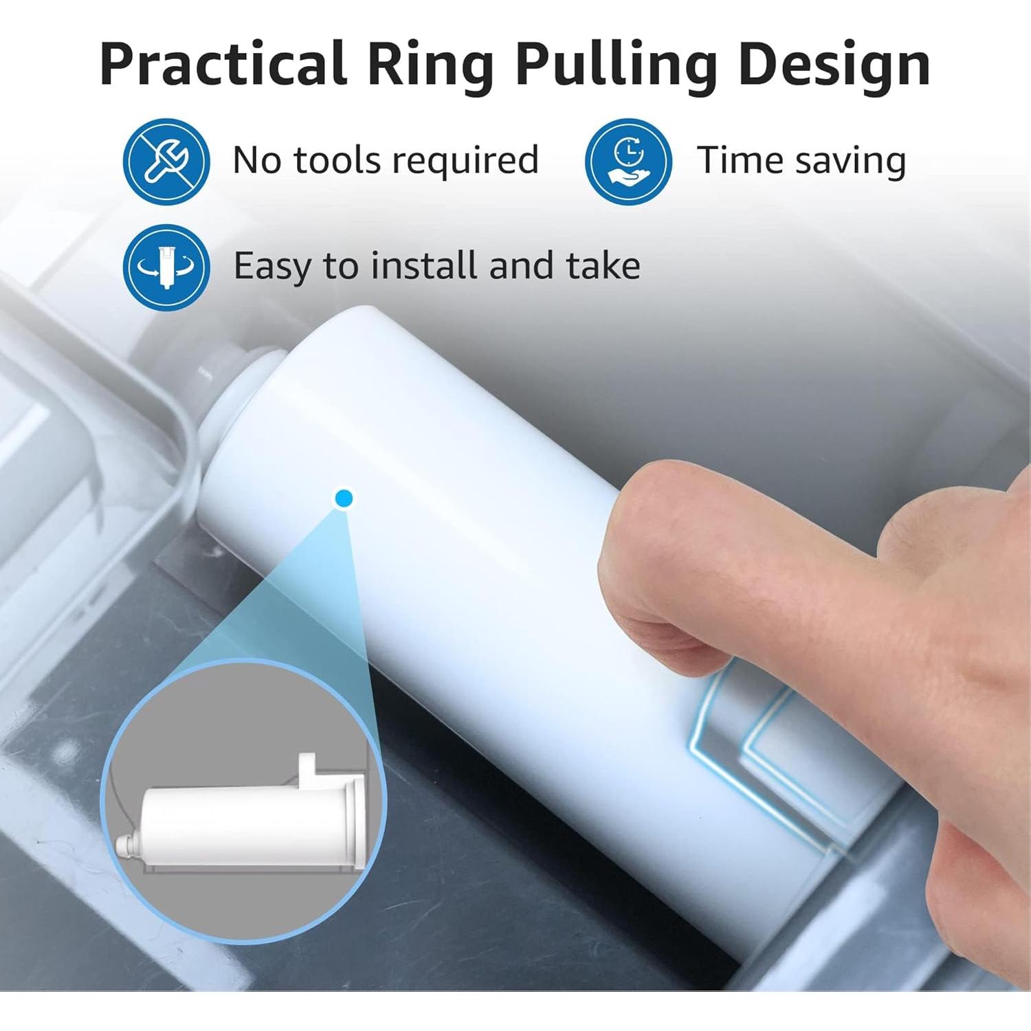 Filtro de agua AQUA CREST para máquina de hielo GE Opal - 4 unidades