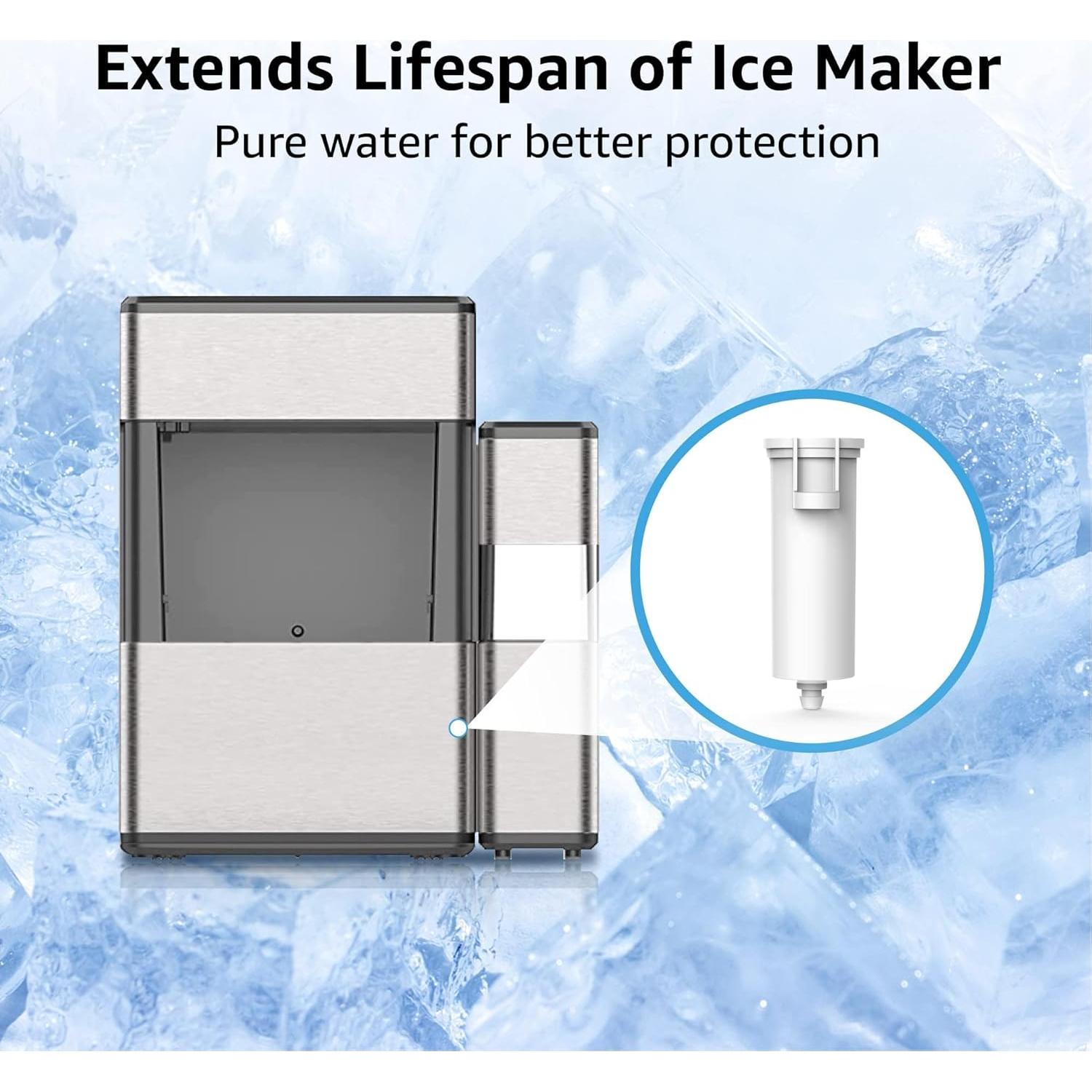 Filtro de agua AQUA CREST para máquina de hielo GE Opal - 4 unidades