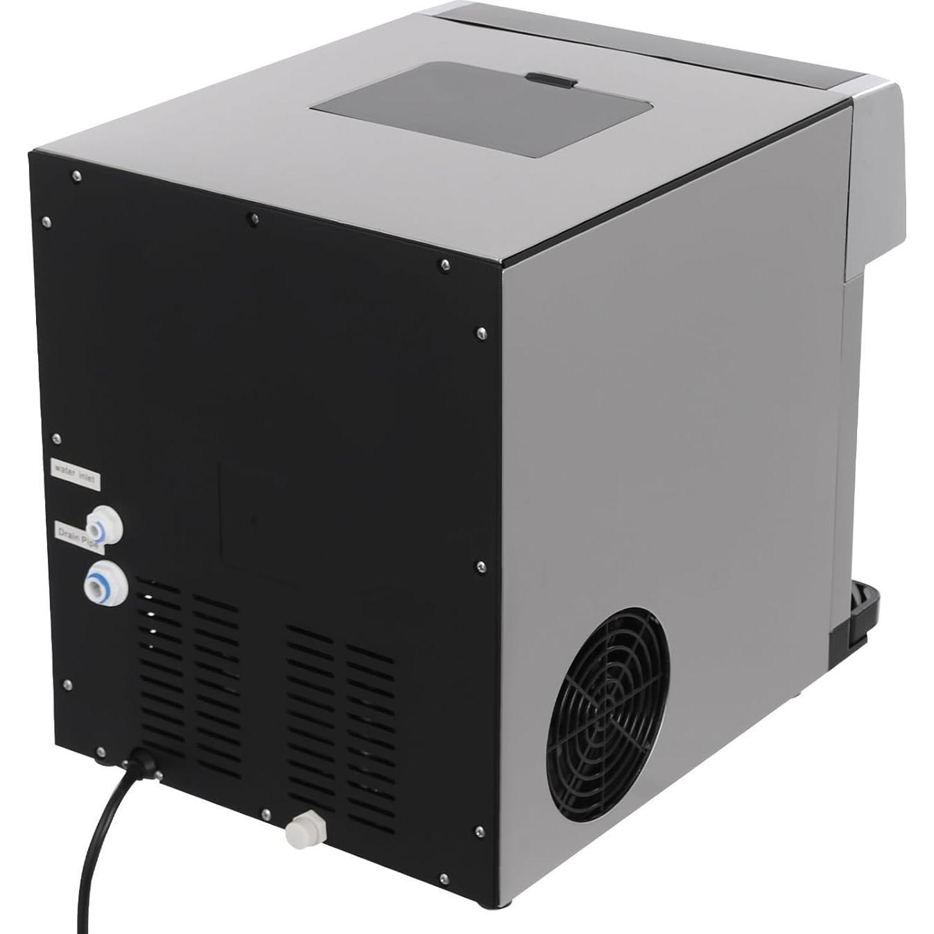 Máquina de Hielo Nugget 2 en 1 YUINDY Portátil 10 Cubos en 12 Min