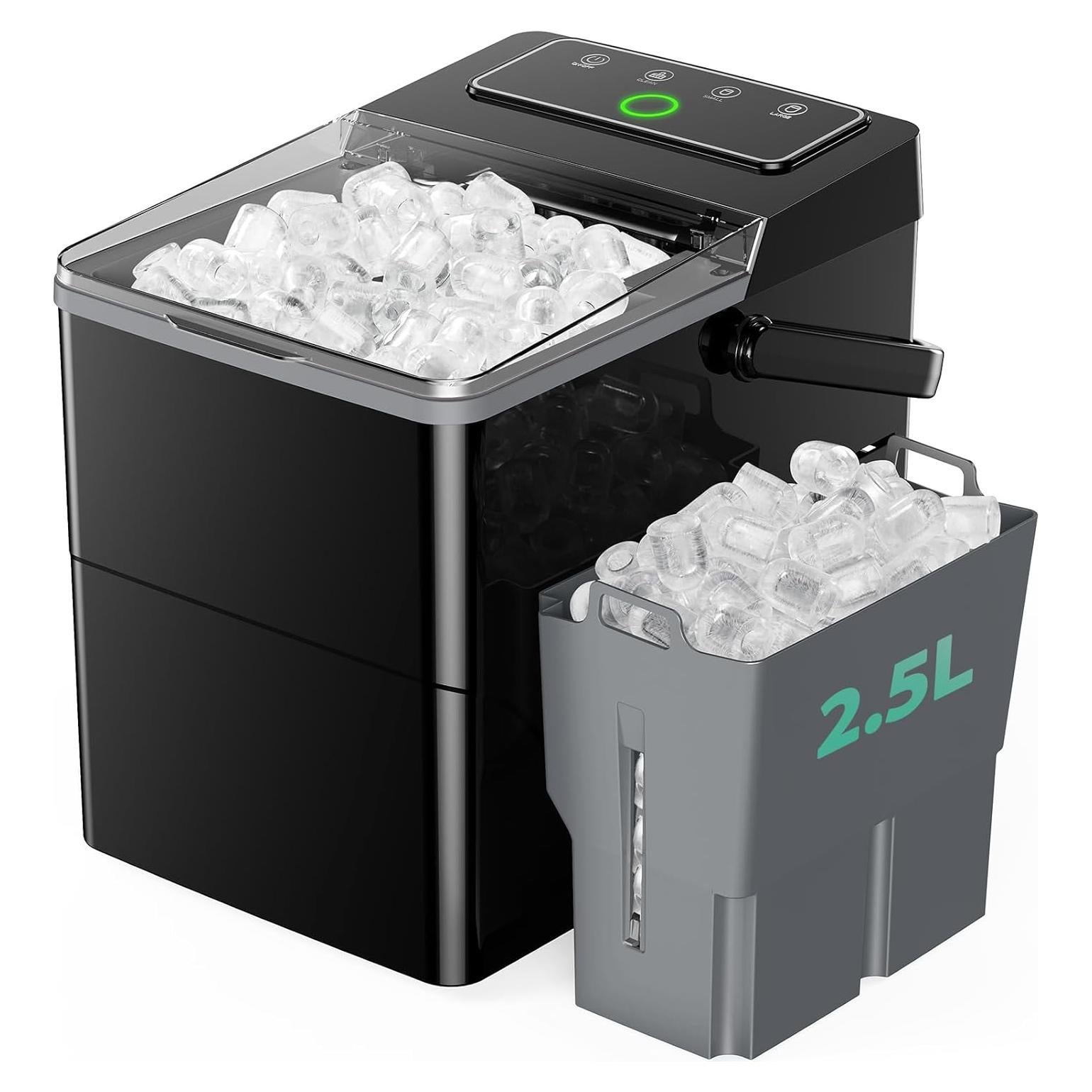 Fabricador de Hielo Totnz Boost 2.5L Autolimpiante Negro