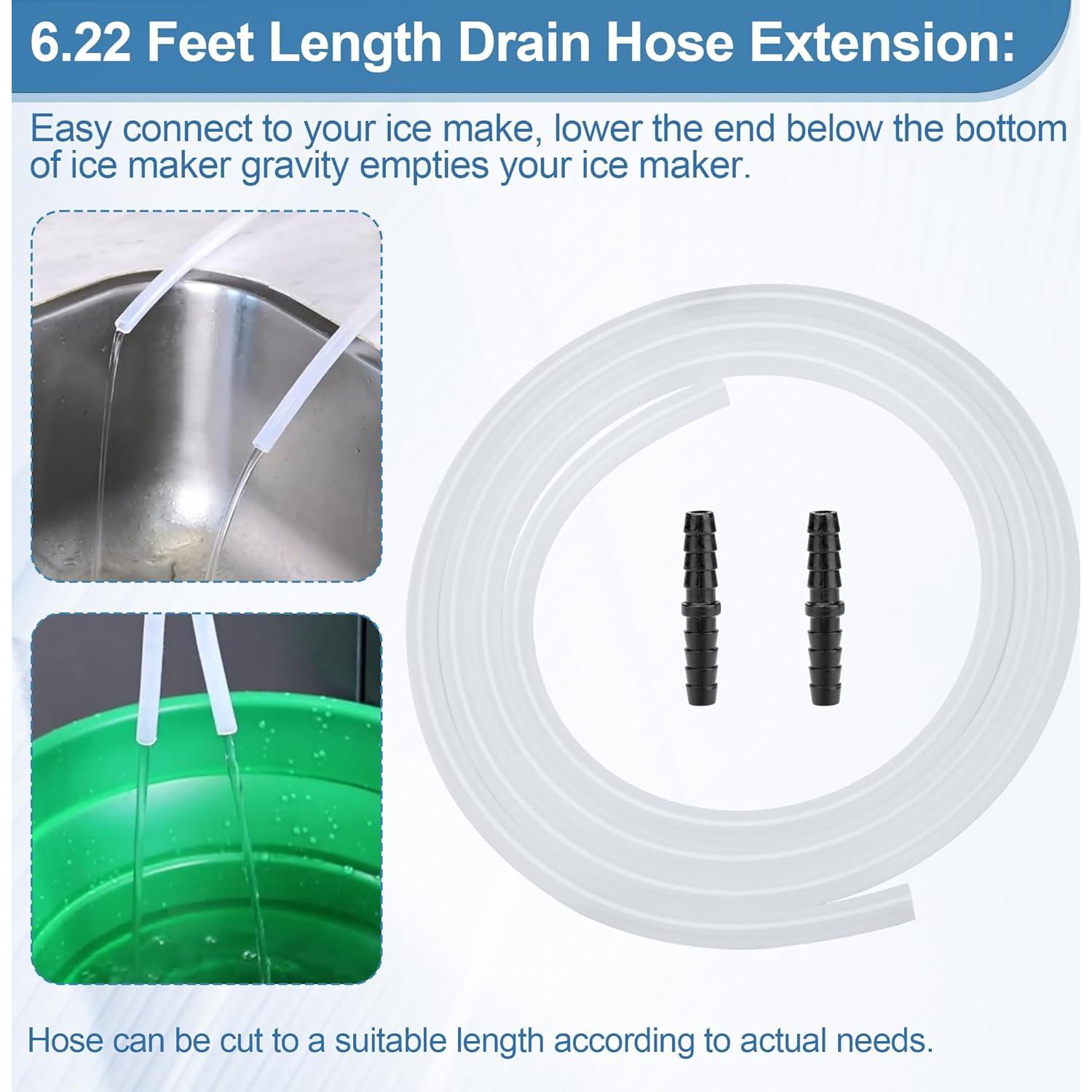 Extensión de Manguera de Drenaje Pulems 1.89m para Hielo Nugget/Opal