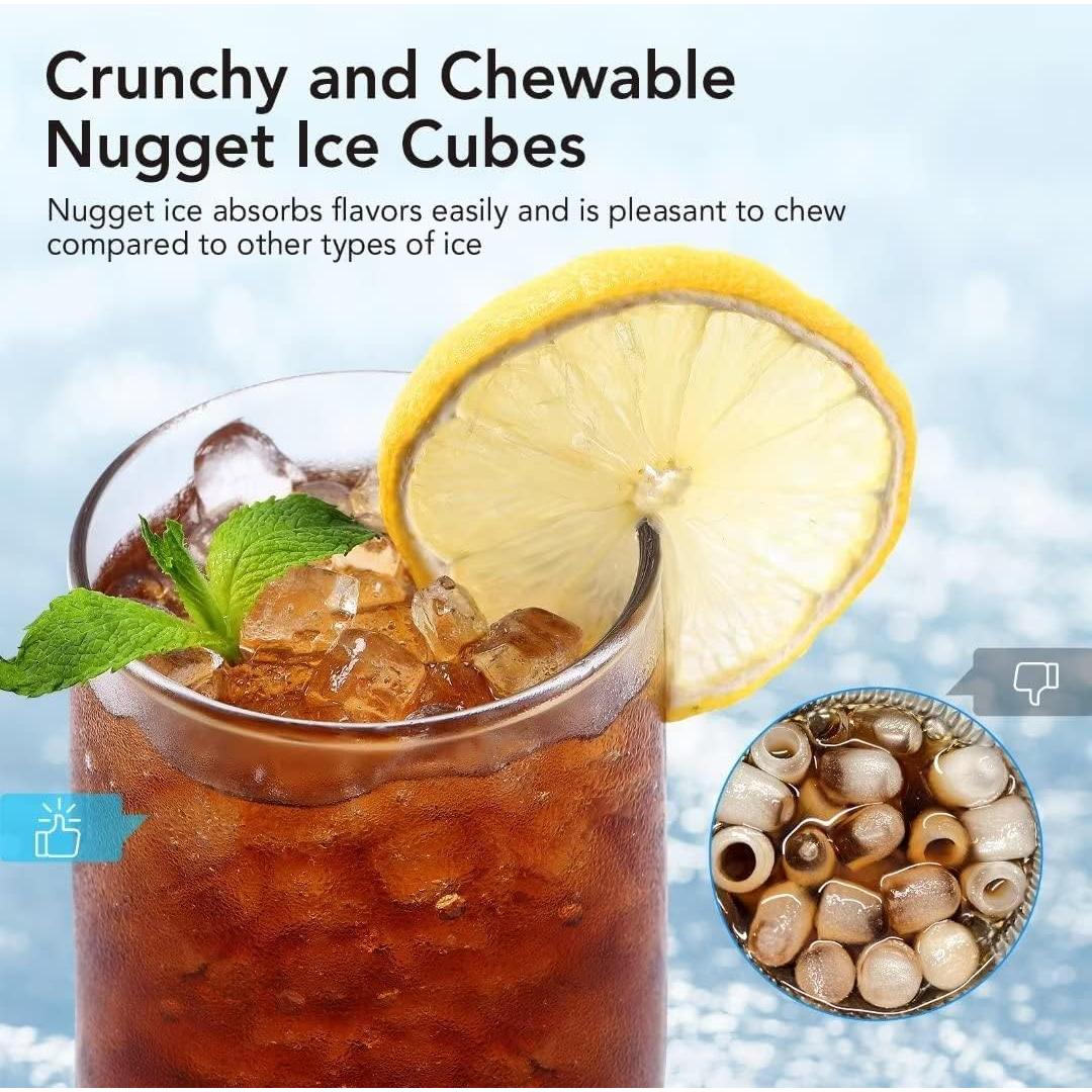 Máquina de Hielo de Mostrador Garvee ICJU_IZ01 44 kg/día Acero Inoxidable