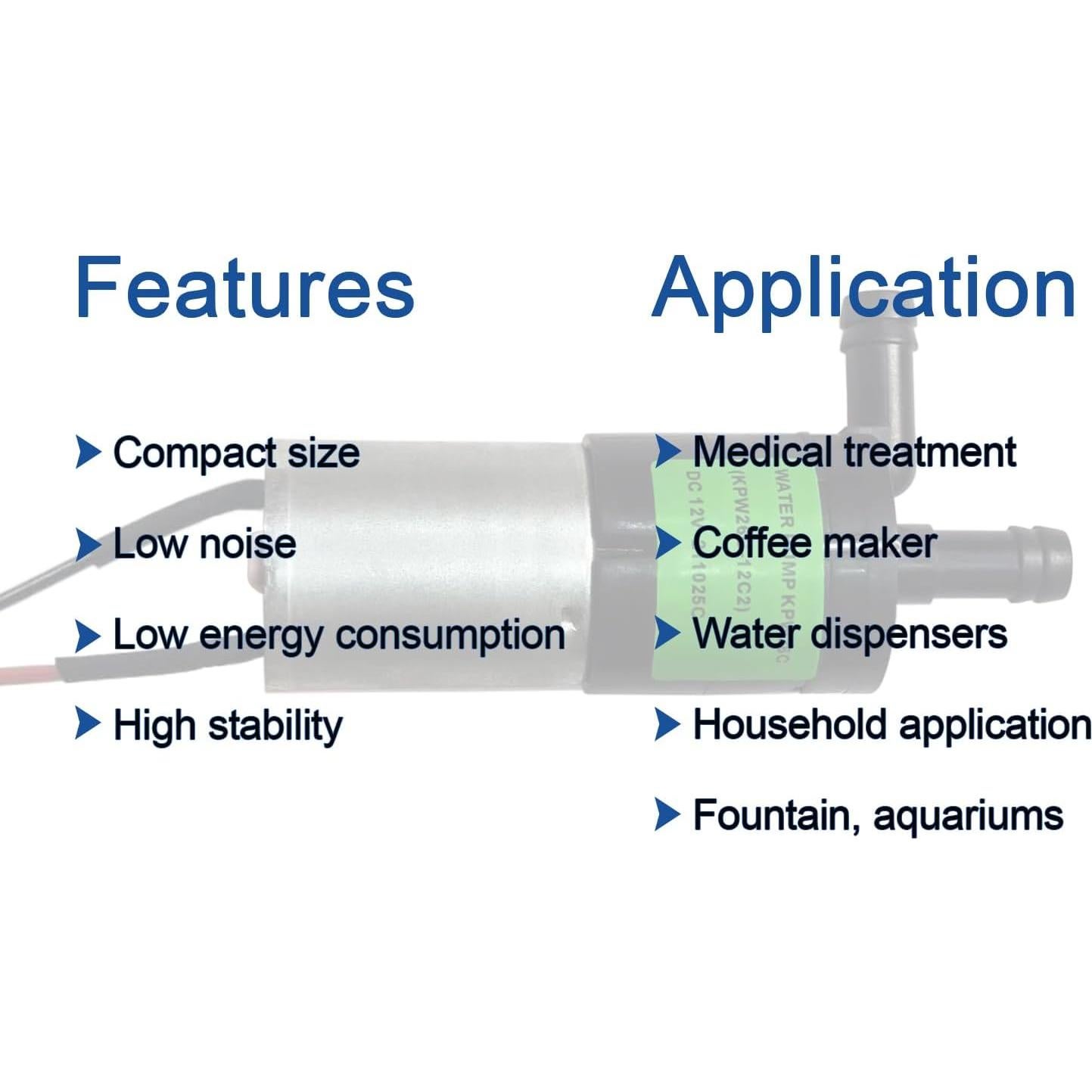 Bomba de Agua KPW26C-12C2 Ousted Compatible G E Profile Opal 2.0