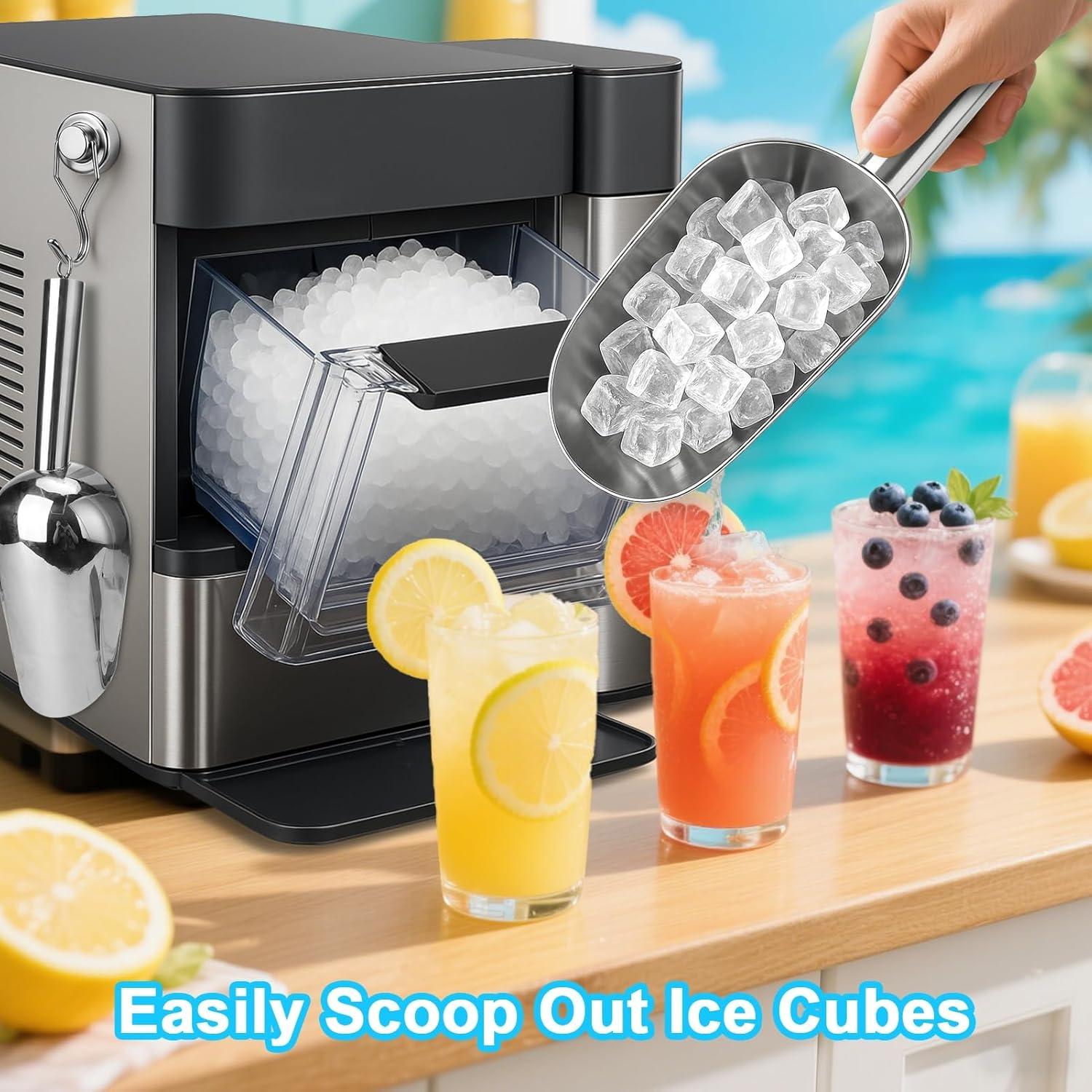 Cuchara de Hielo Grande Mity Rain Acero Inoxidable con Gancho Magnético