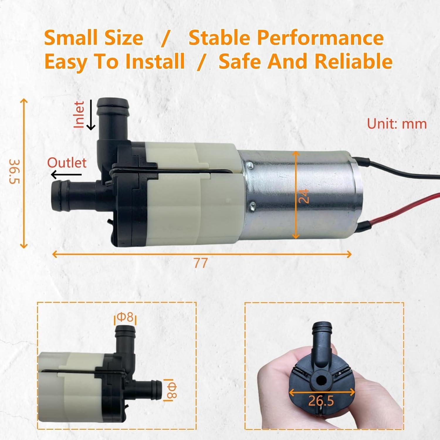 Bomba de Agua HUILING DC 12V 0.8LPM para Fabricador de Hielo