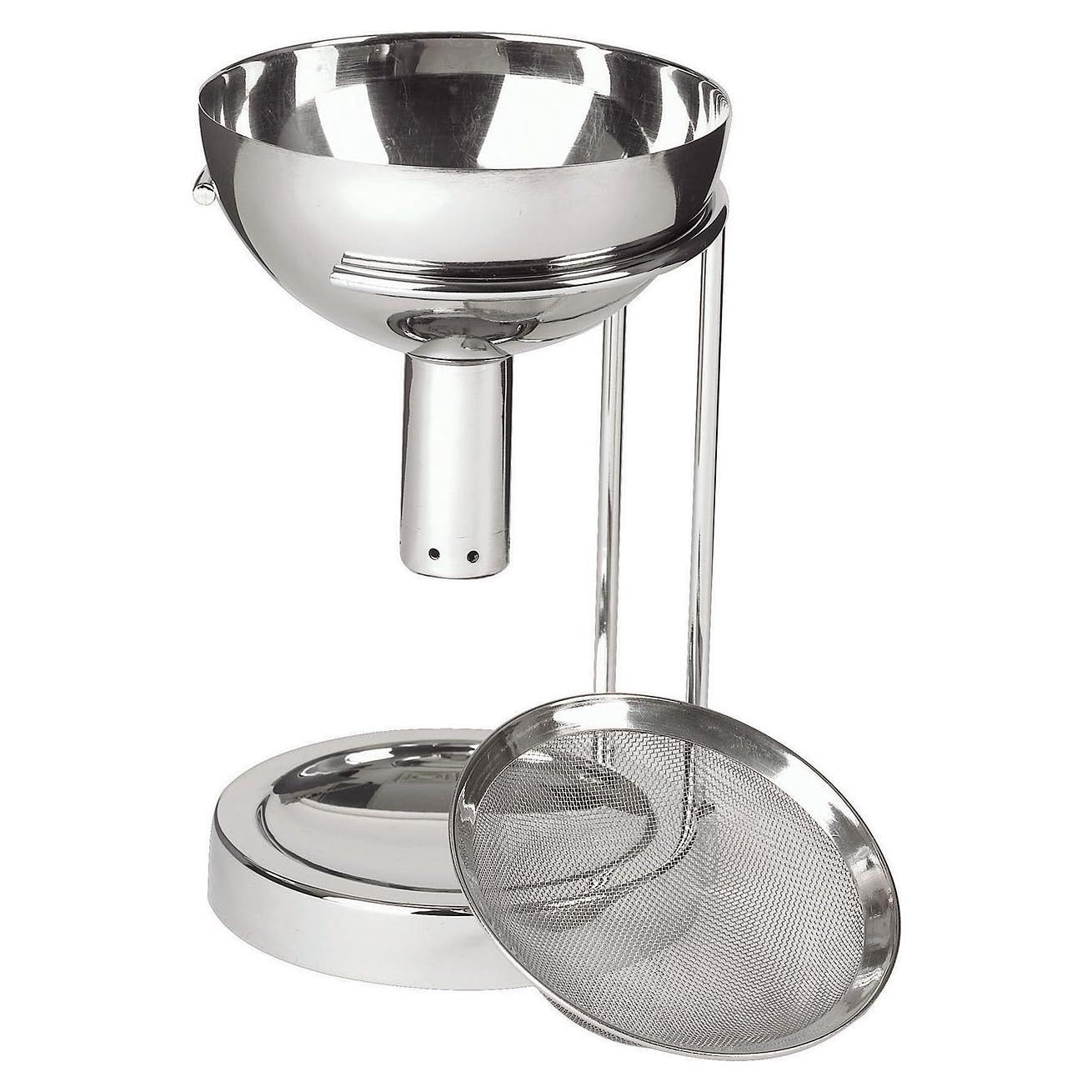 Embudo de Aireación Wine Enthusiast Acero Inoxidable 8.89 cm