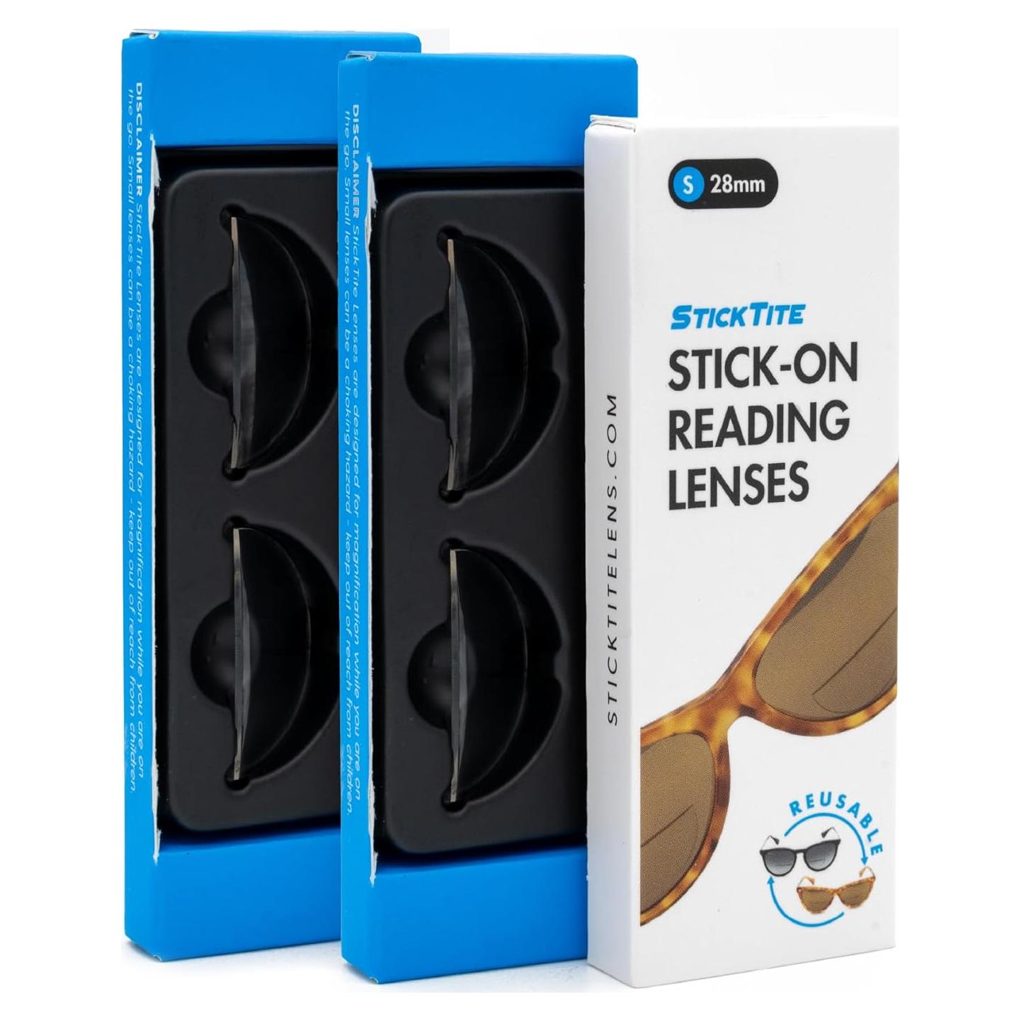 Lentes Bifocales StickTite 28mm Autoadhesivas 1.75D