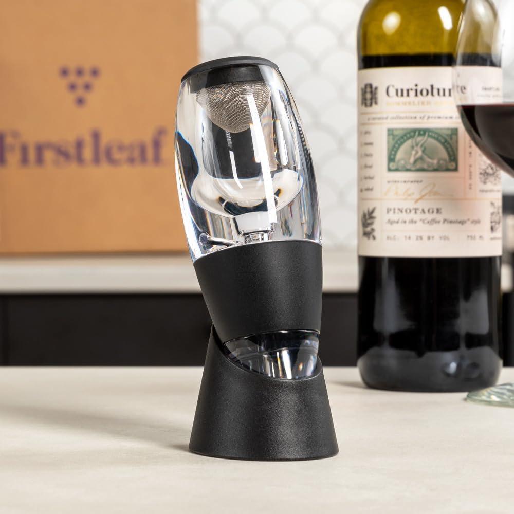 Aireador de Vino Firstleaf con Filtro y Vertedor Sin Goteo
