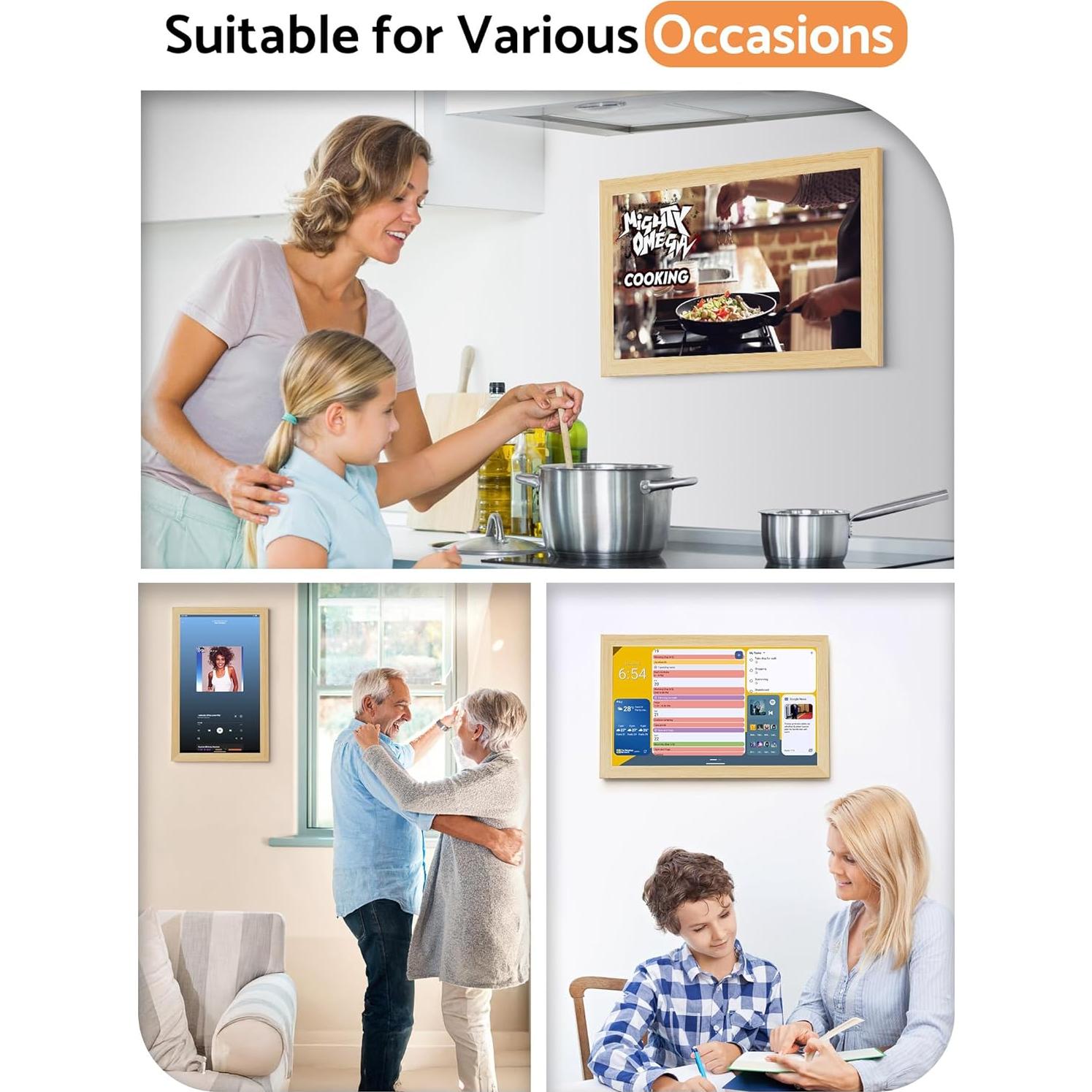 Calendario Digital de Pared Homlab 21.5" HD Inteligente