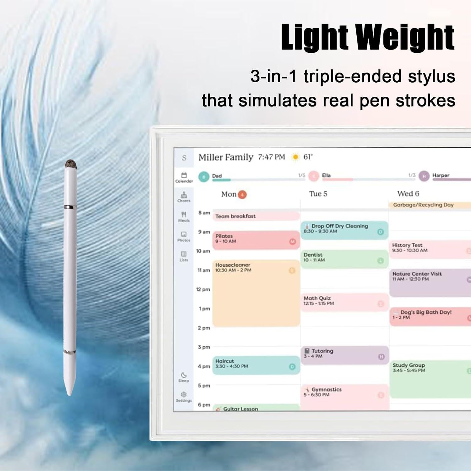 Bolígrafo Stylus 3-en-1 SOWANO para Calendario Skylight 15"