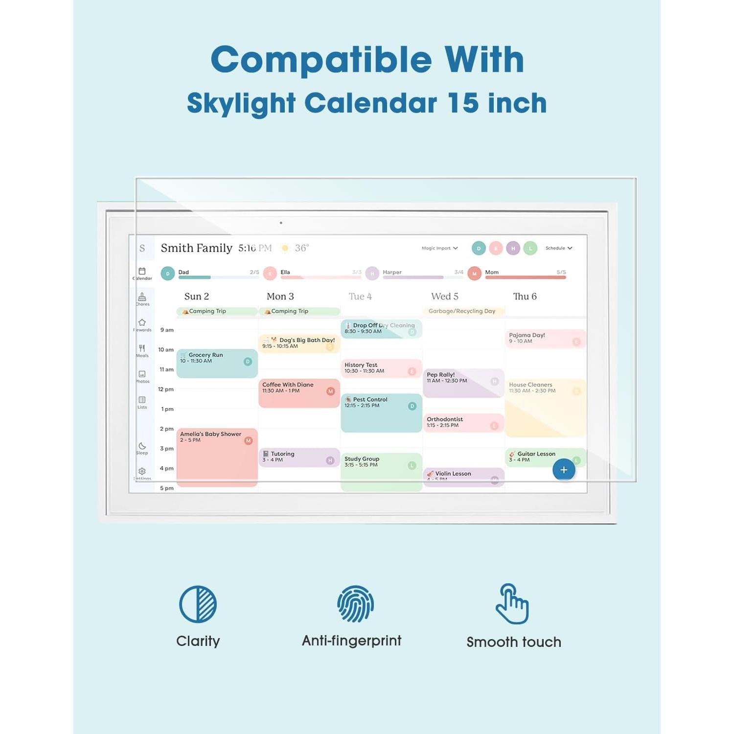 Protector de Pantalla Vidrio Templado LANGZIHT 15" HD 9H