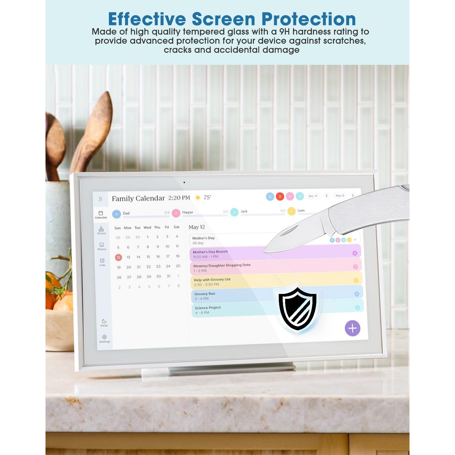 Protector de Pantalla Vidrio Templado LANGZIHT 15" HD 9H