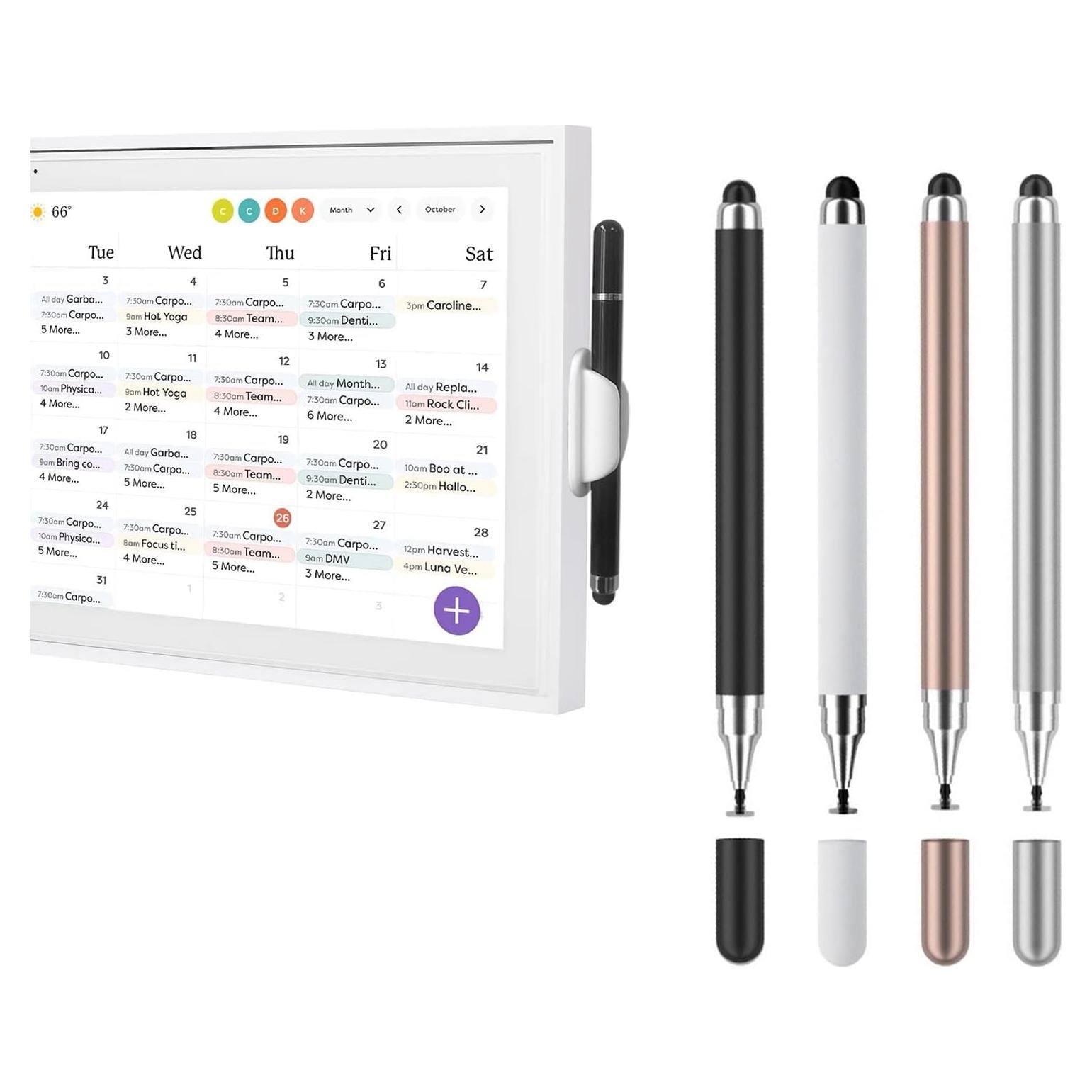 4 Bolígrafos Stylus Rgar para Calendario Skylight 15"