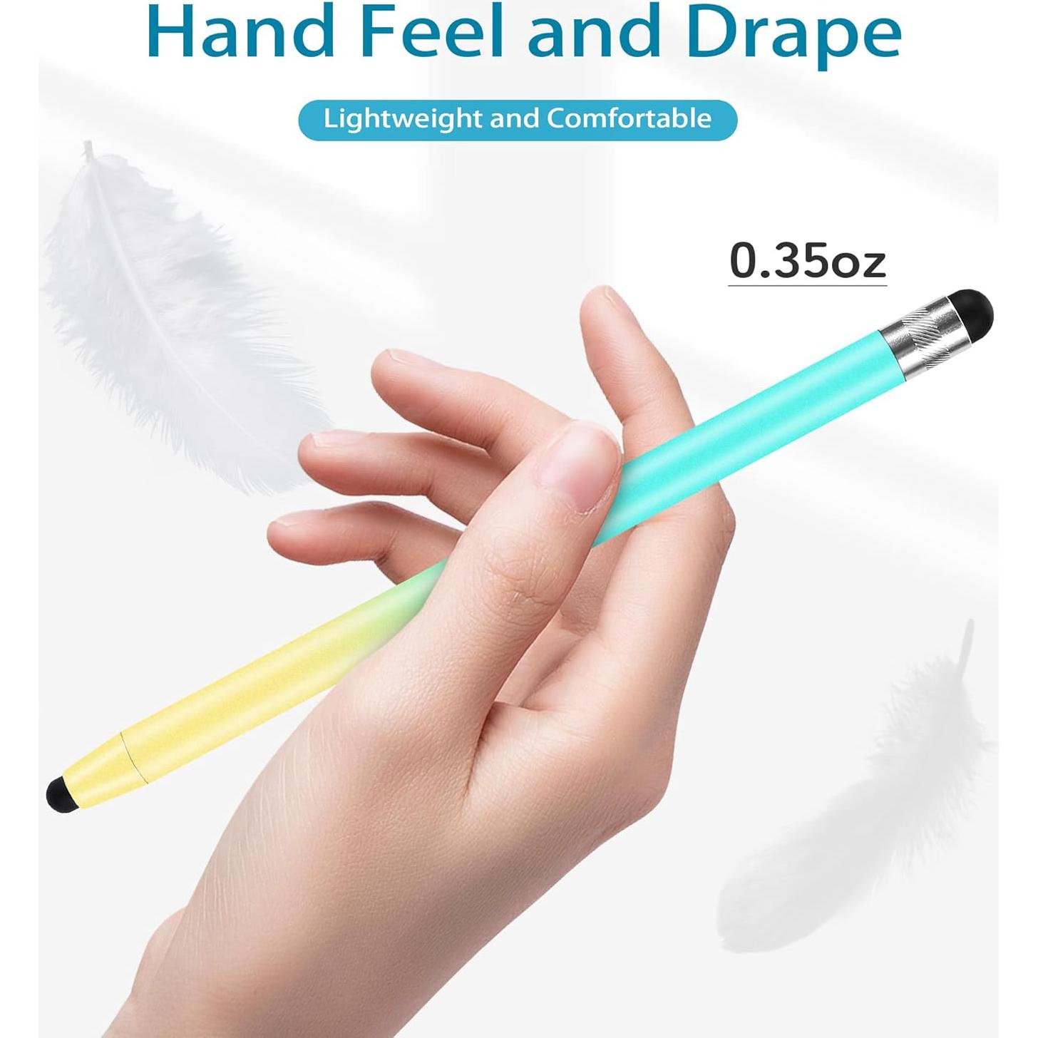 Bolígrafo Estilográfico Táctil Silicona Premium 5PCS RhythNest