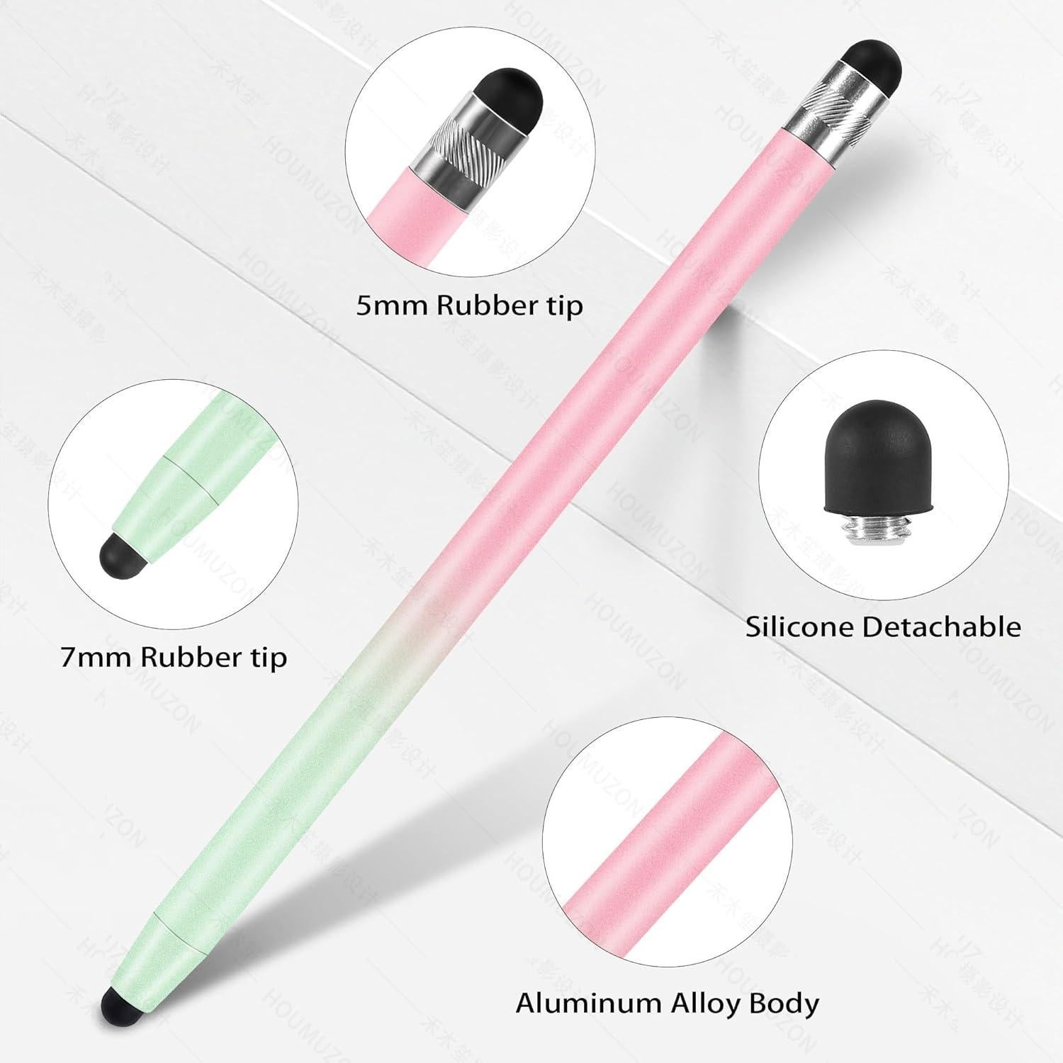 Bolígrafo Estilográfico Táctil Silicona Premium 5PCS RhythNest