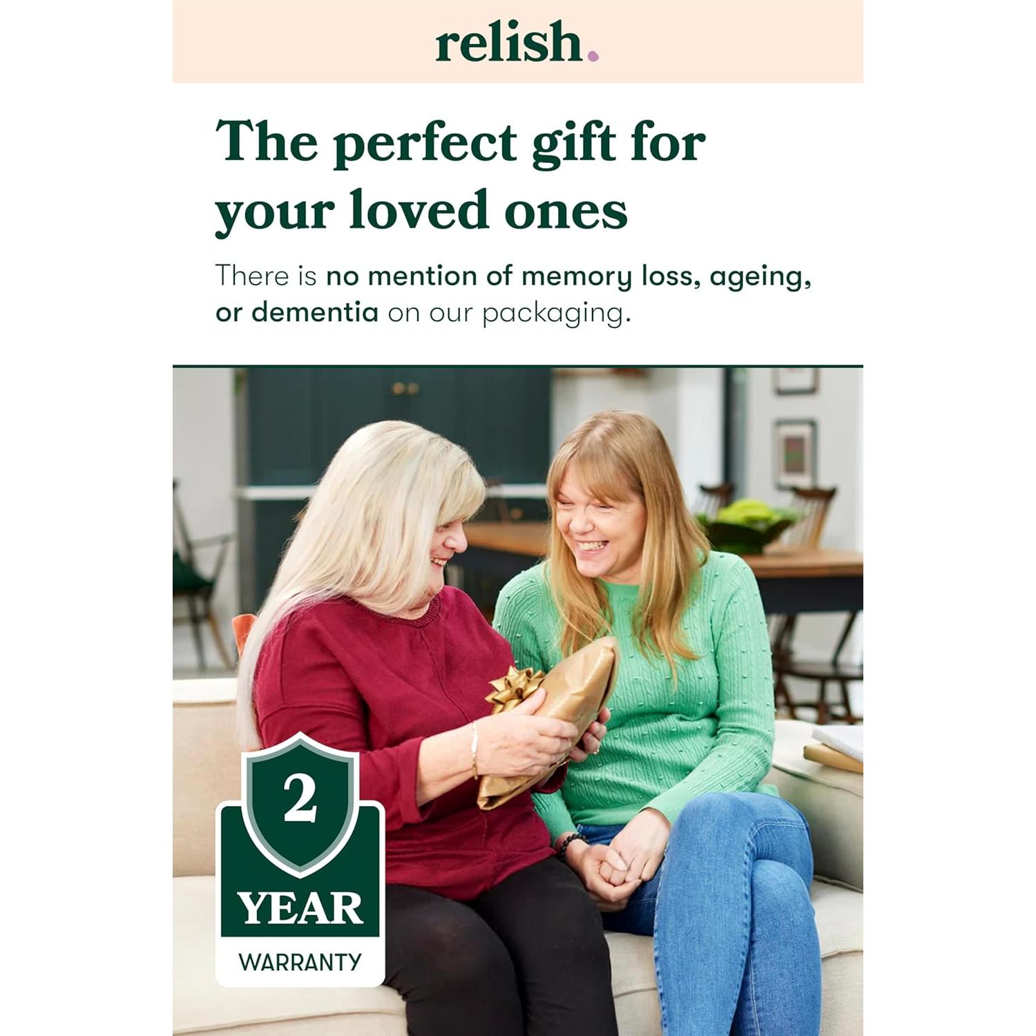 Reloj Digital Relish Day Hub para Personas Mayores - Pantalla Grande