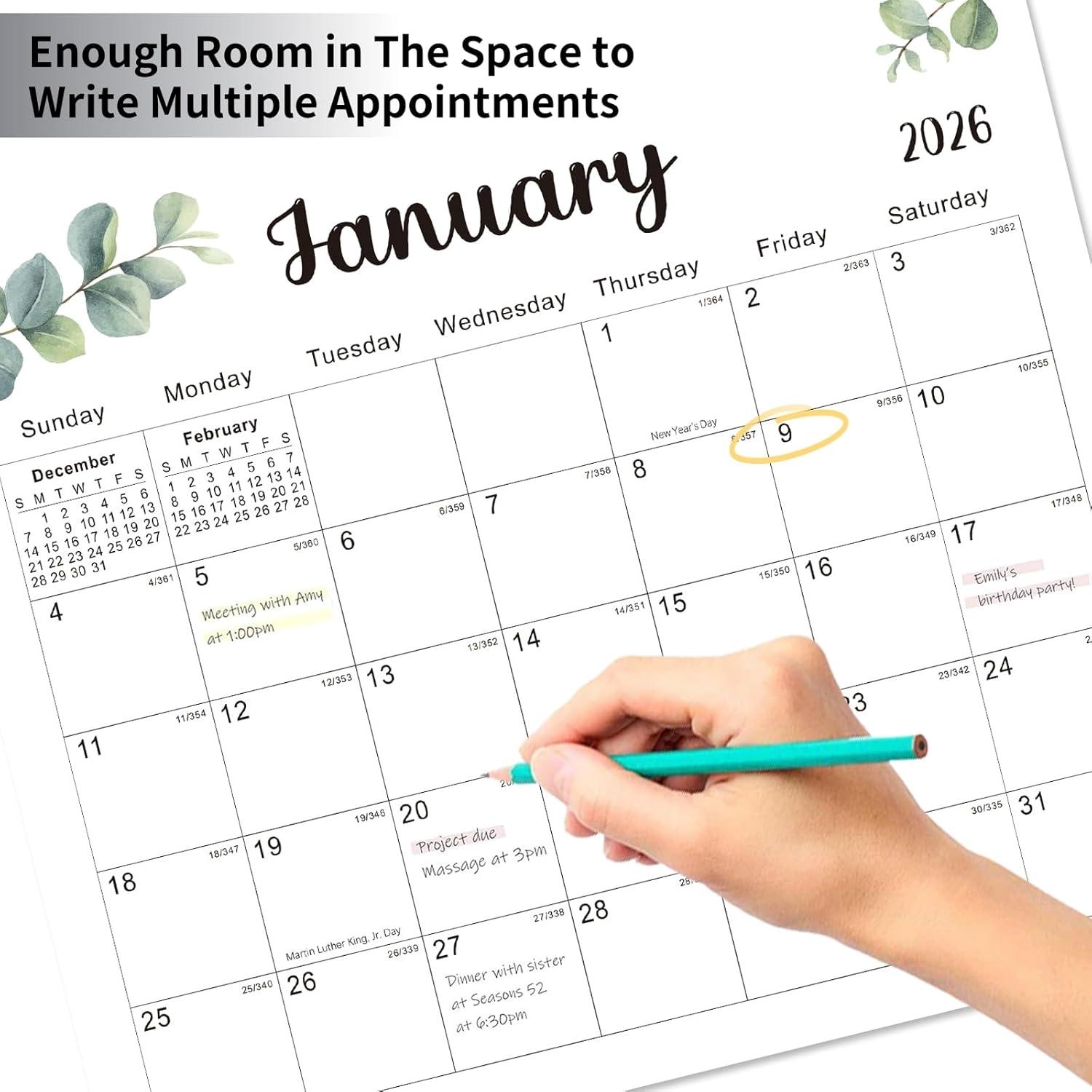 Calendario Magnético Kuraoyan 2025-2026 33x29 cm