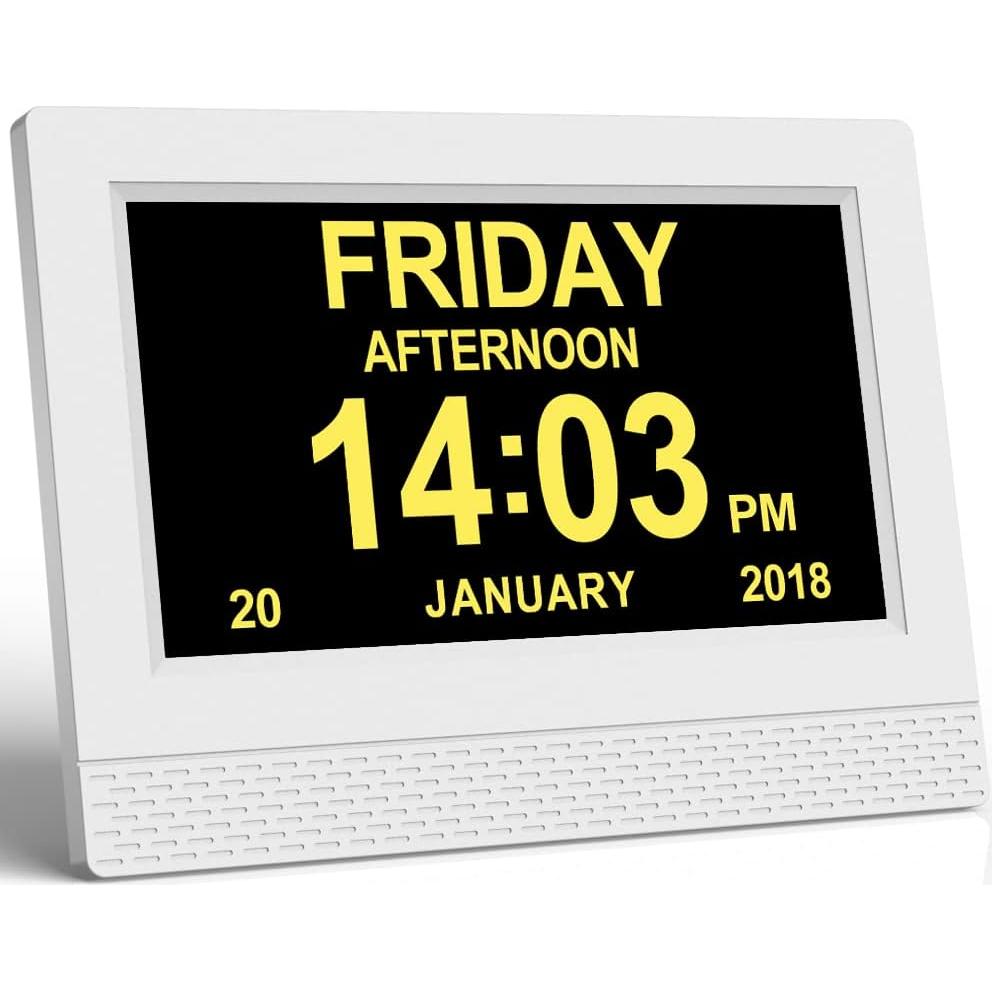 Reloj Despertador Digital SENXINGYAN 7" Pantalla Grande HD