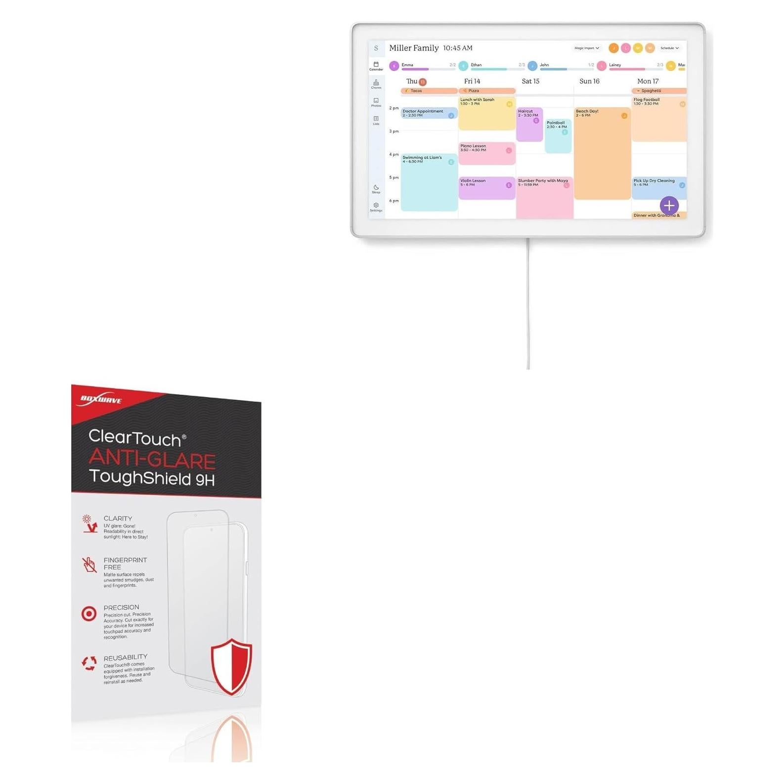 Protector de Pantalla BoxWave 68.58 cm Anti-reflejo 9H (2-Pack)