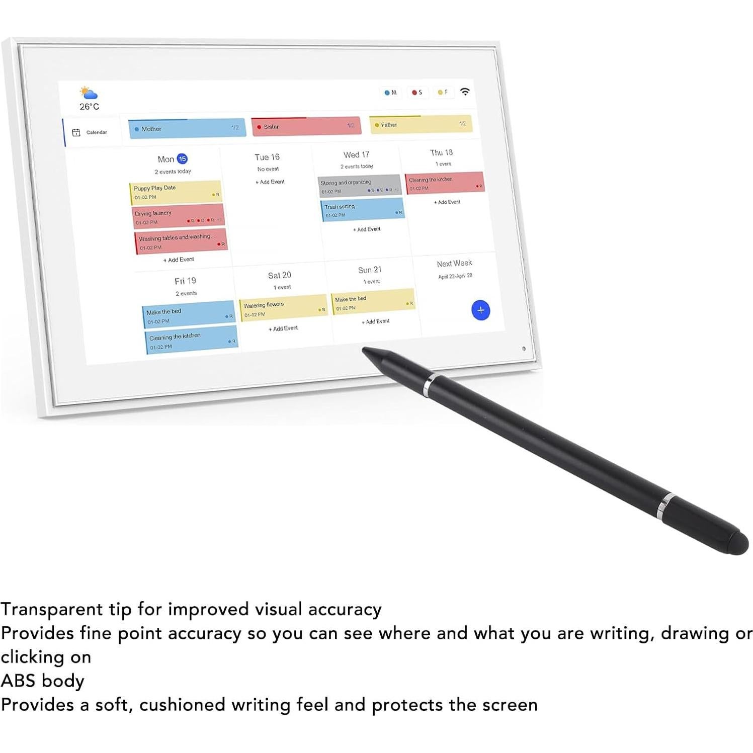 Bolígrafo Táctil Capacitivo GOWENIC 3 en 1 para Pantallas
