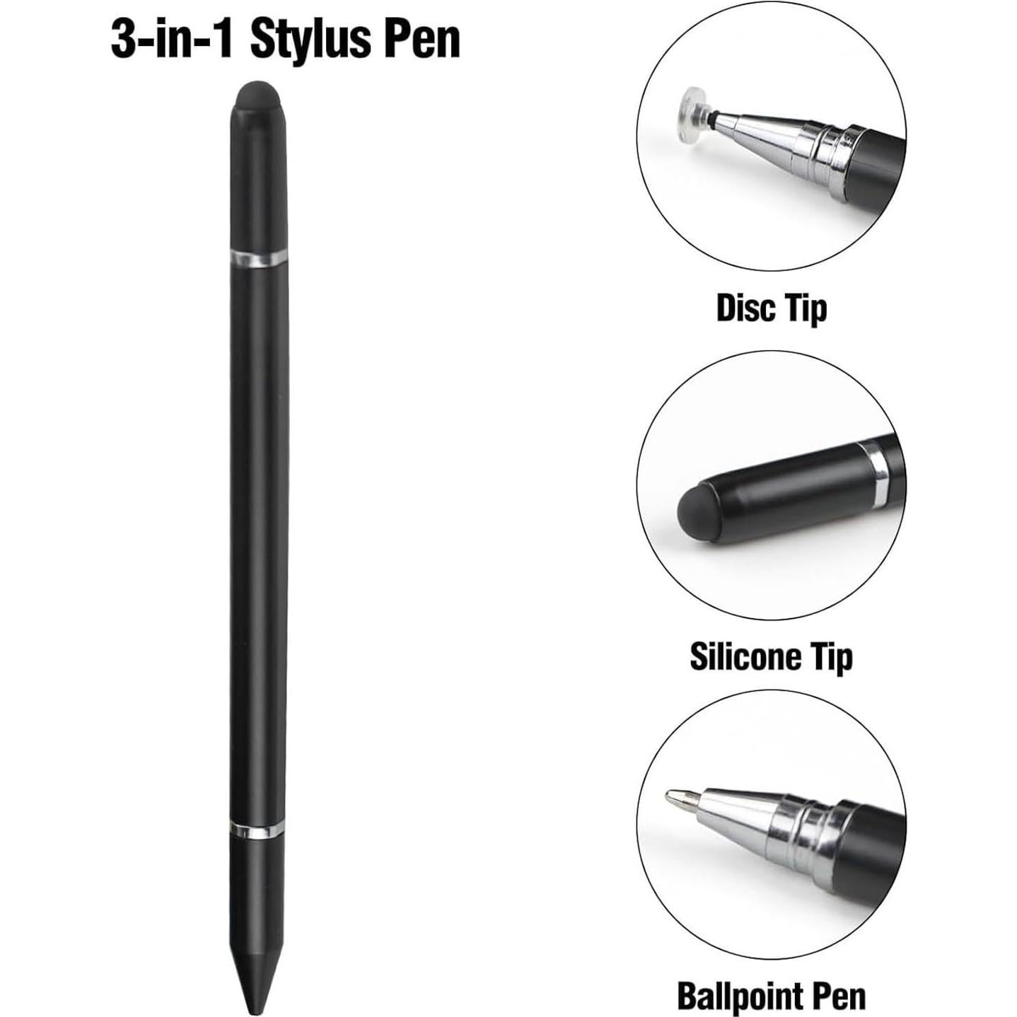 Bolígrafo Táctil Capacitivo GOWENIC 3 en 1 para Pantallas