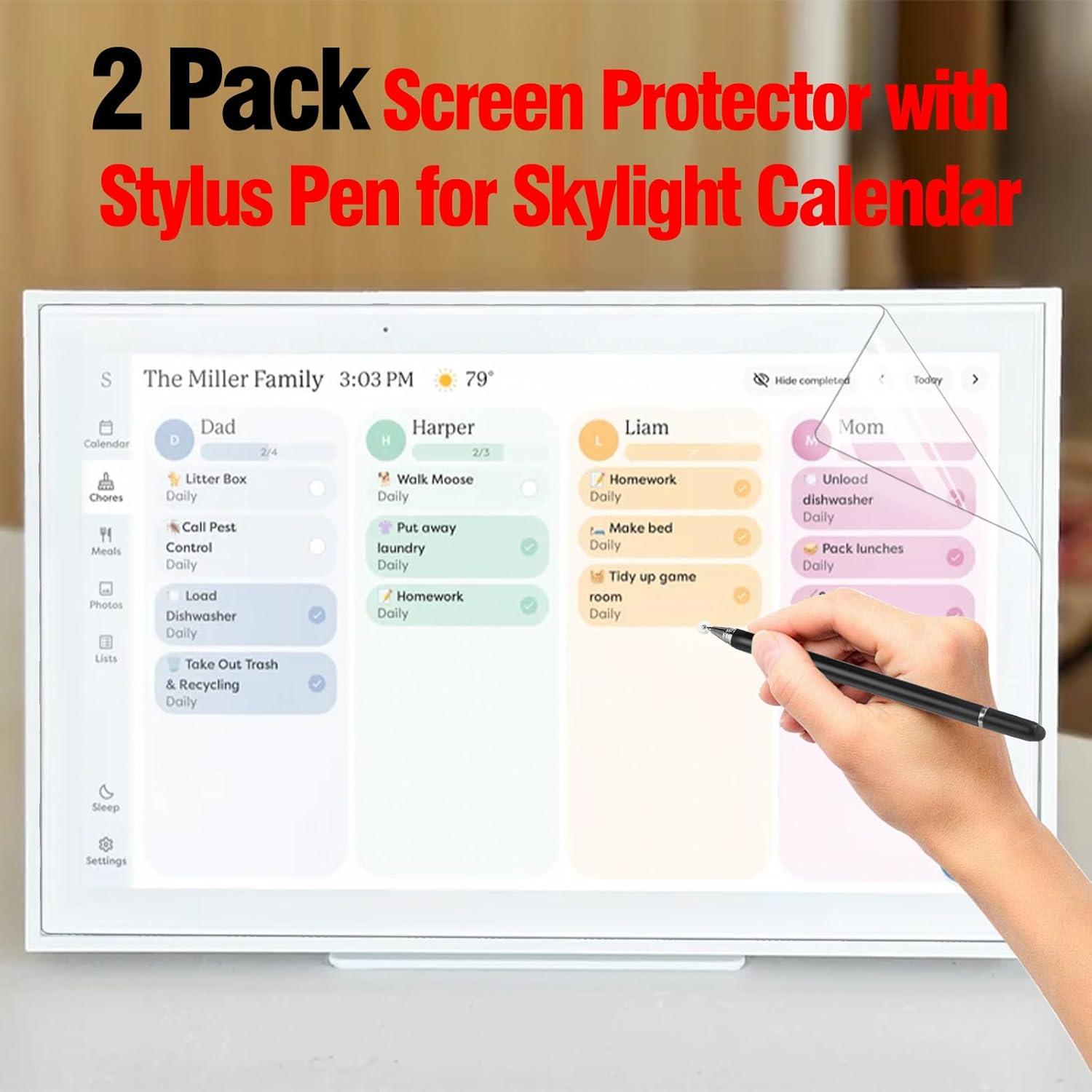 Kit de Accesorios para Calendario Skylight 15" - Protector y Estilógrafo