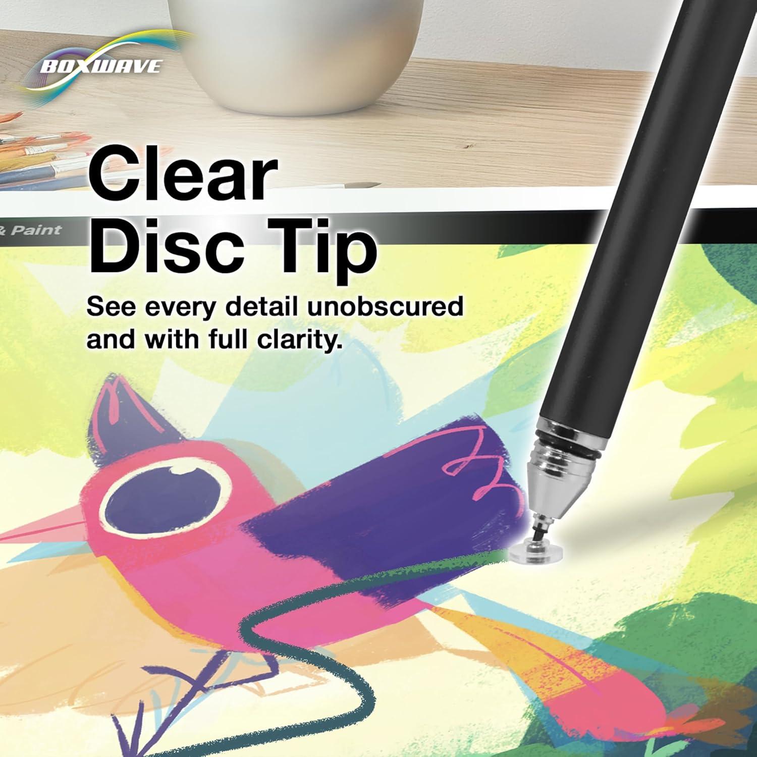 Stylus Pen BoxWave Capacitivo FineTouch - Precisión Alta - Negro