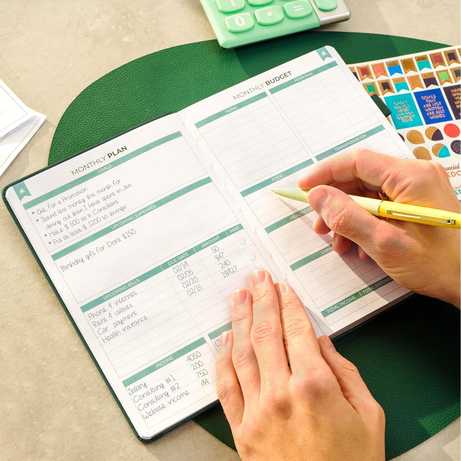 Planificador de Presupuesto Clever Fox 2.0 Verde Oscuro Compacto