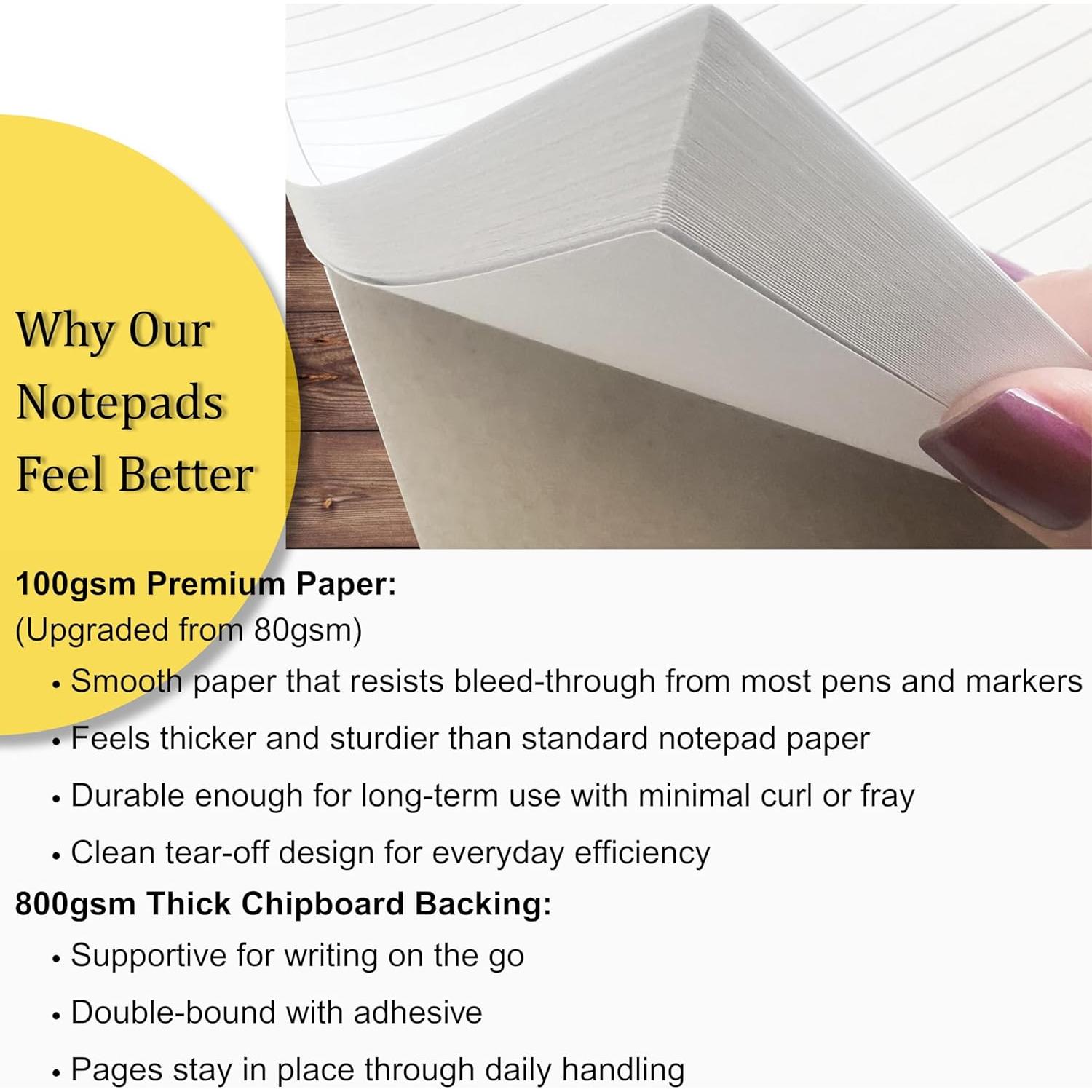 Bloc de Notas Semanal de Tareas Life Charge 60 Páginas 28x22cm