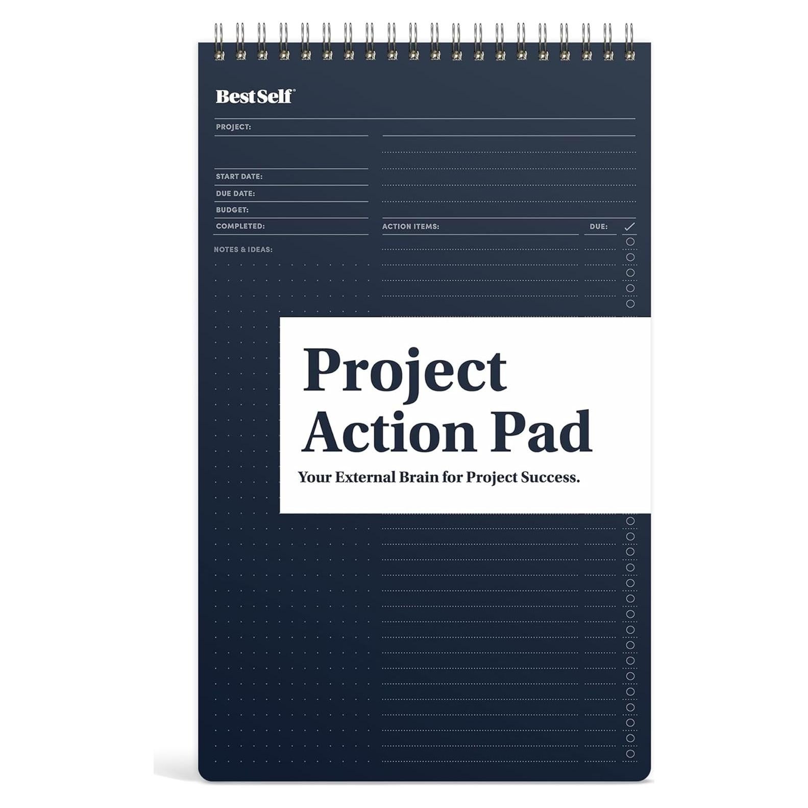 Planificador de Tareas Diarias BestSelf 17.8x27.3cm Negro