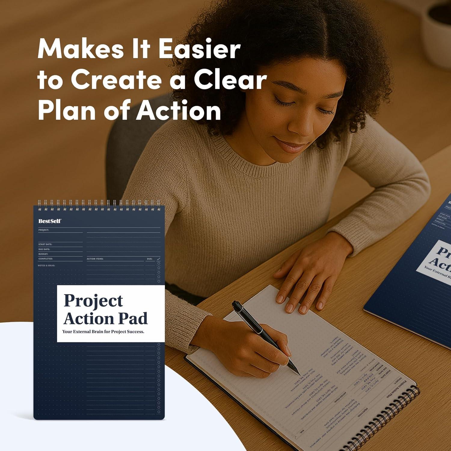 Planificador de Tareas Diarias BestSelf 17.8x27.3cm Negro