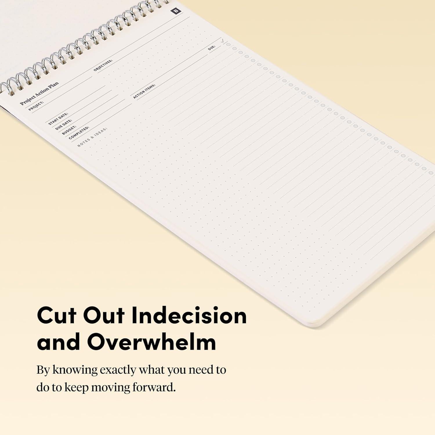 Planificador de Tareas Diarias BestSelf 17.8x27.3cm Negro