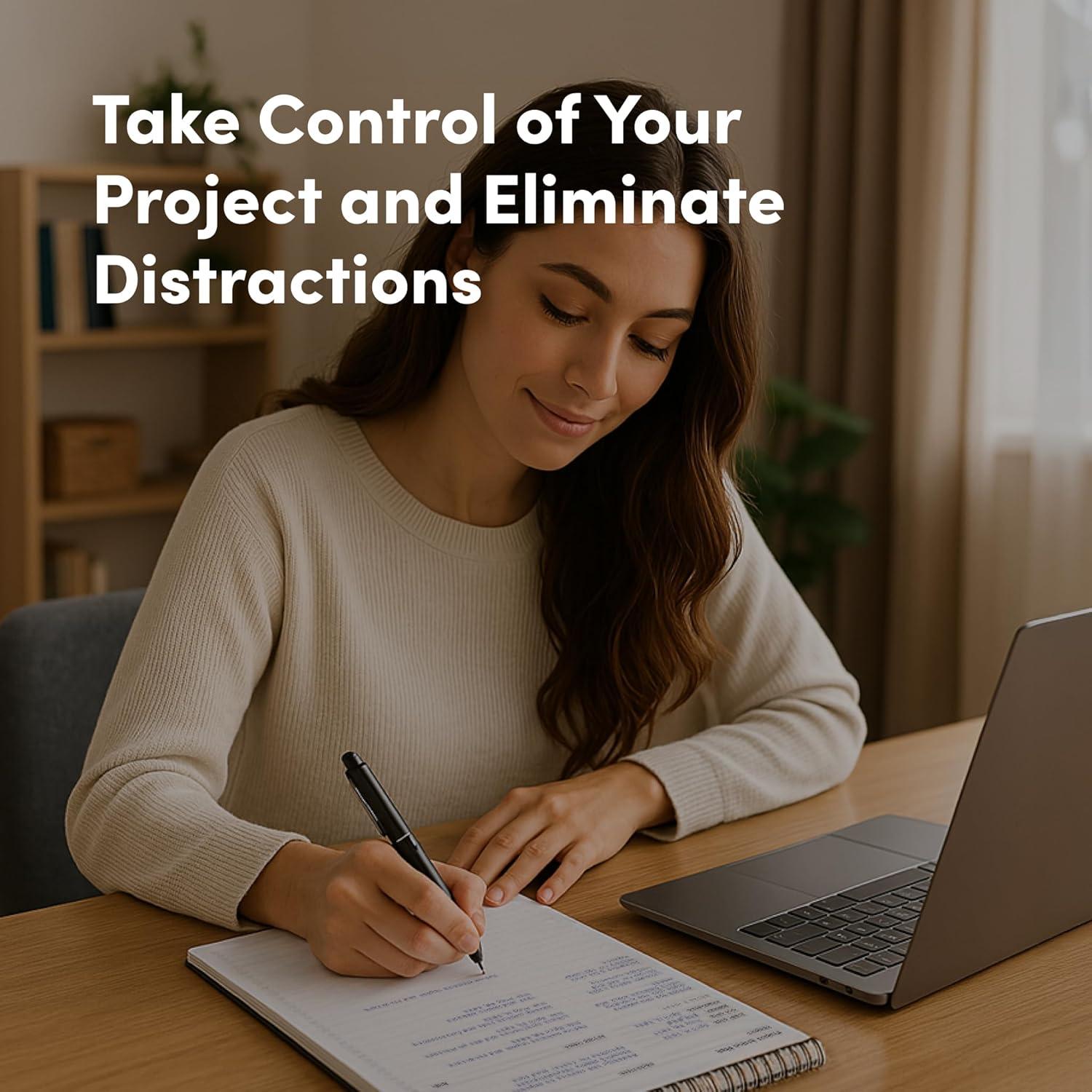 Planificador de Tareas Diarias BestSelf 17.8x27.3cm Negro